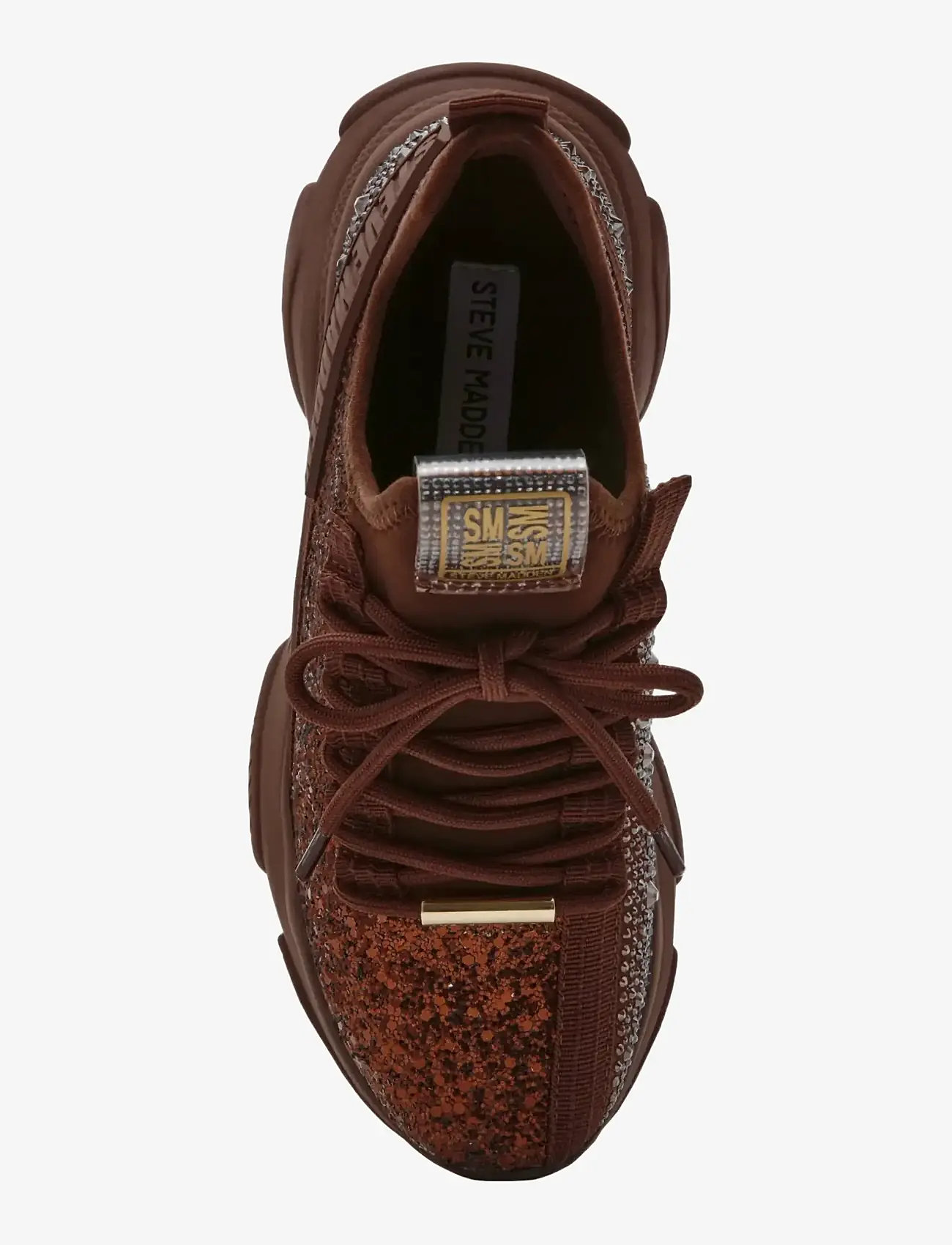 Steve Madden - Maxilla-G - chunky sneakers - brn glitr - 5