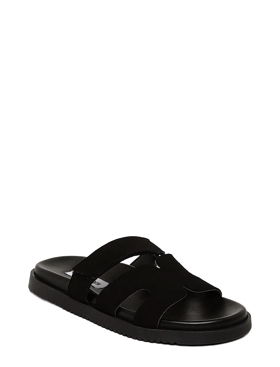 Steve Madden - Missile-E - platta sandaler - black suede - 0