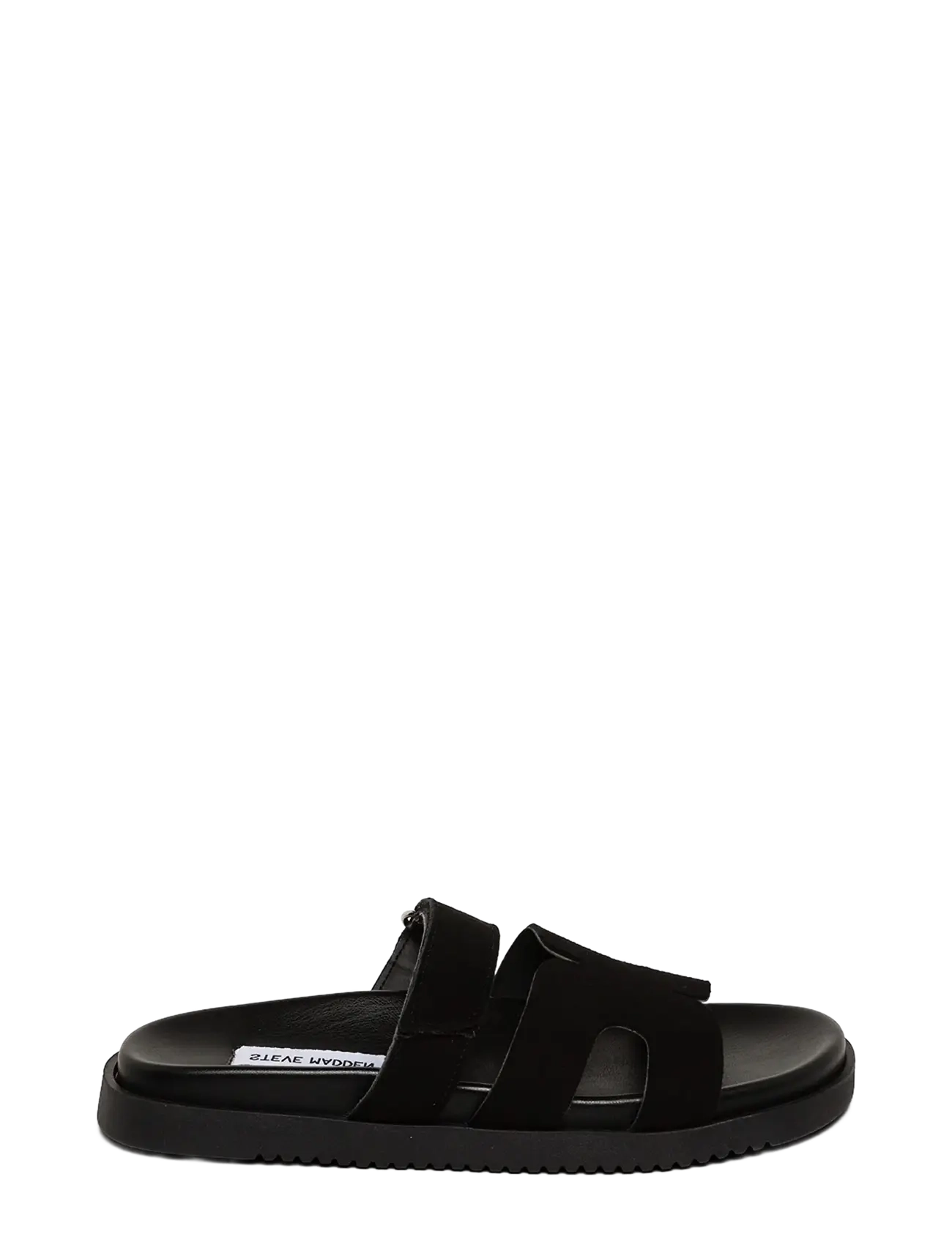 Steve Madden - Missile-E - flat sandals - black suede - 1