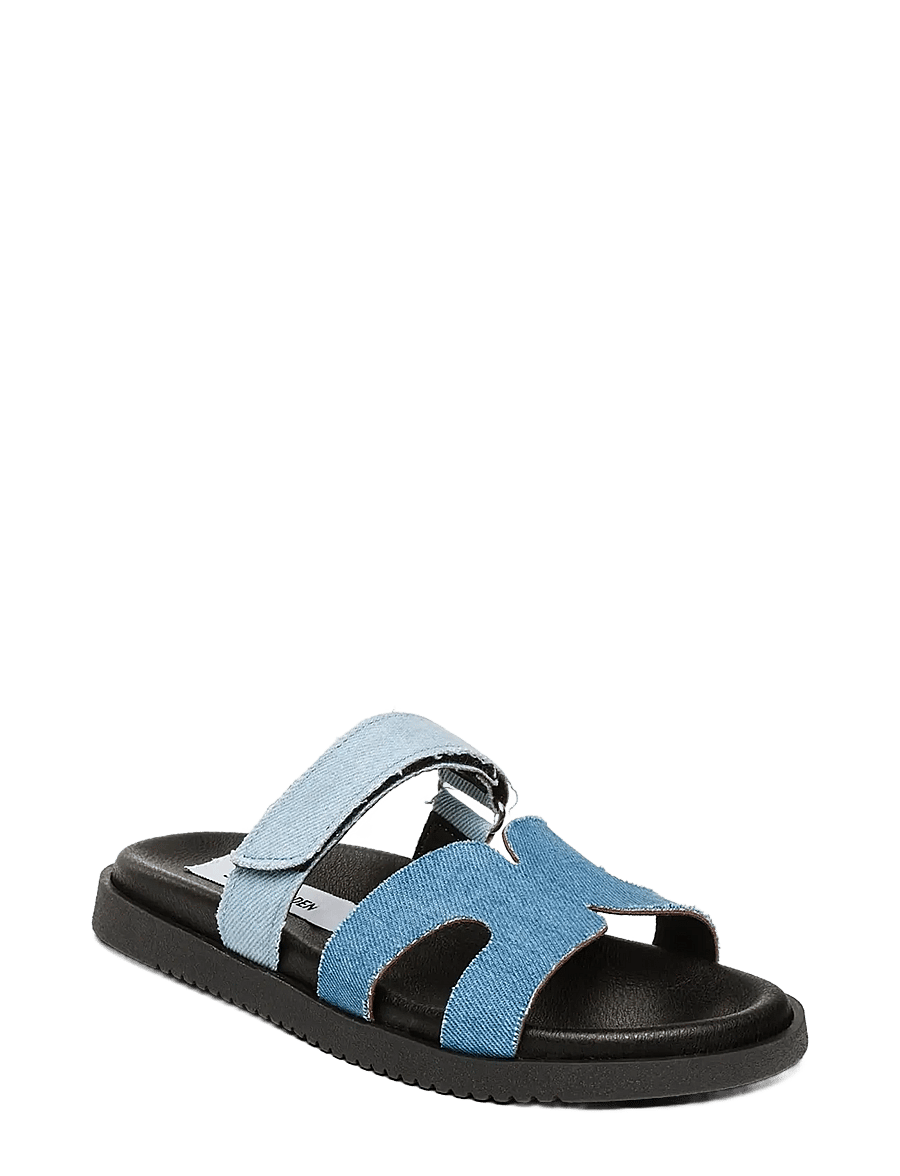Steve Madden - Missile-E - platta sandaler - blue denim - 0
