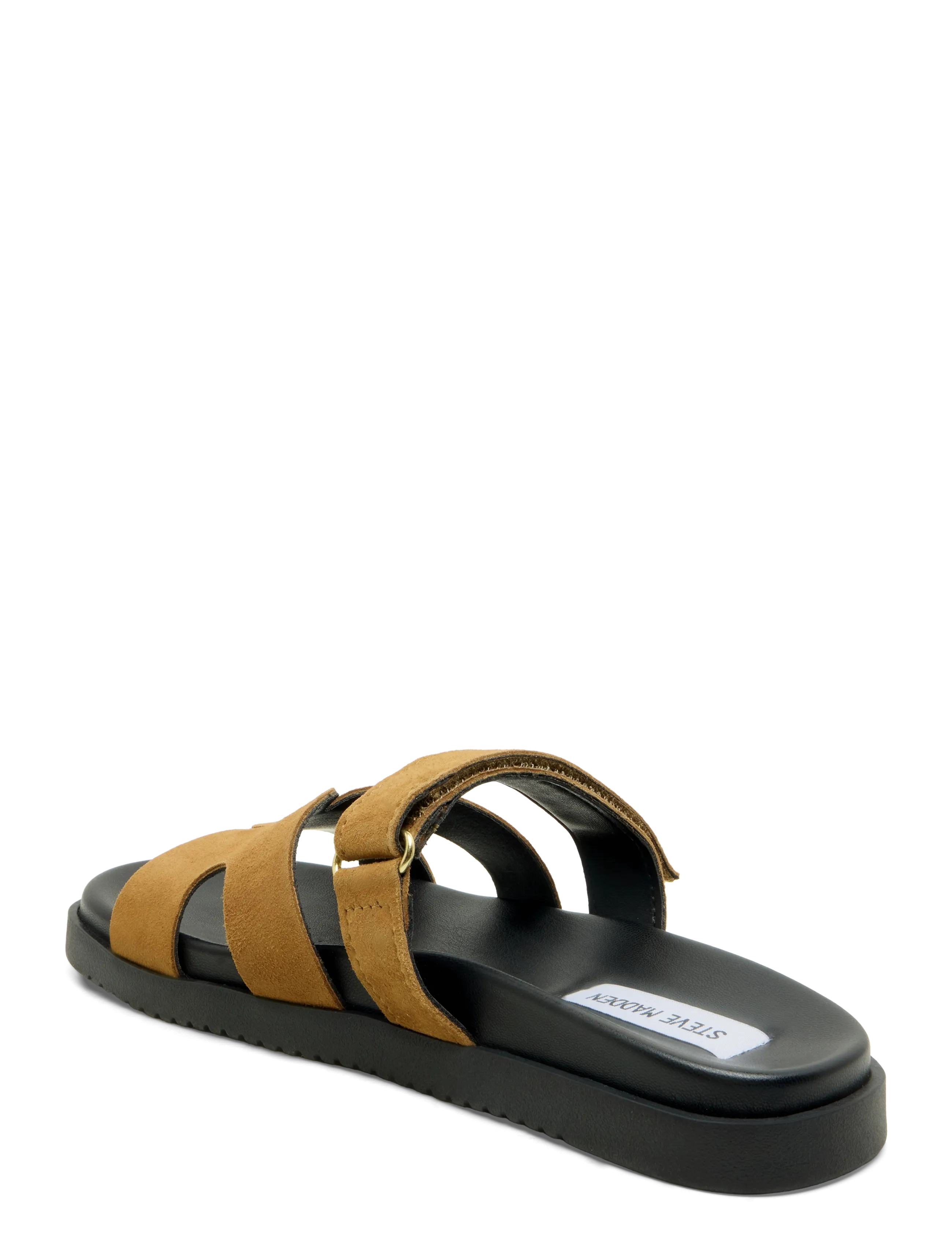 Steve Madden - Missile-E - platta sandaler - camel suede - 1