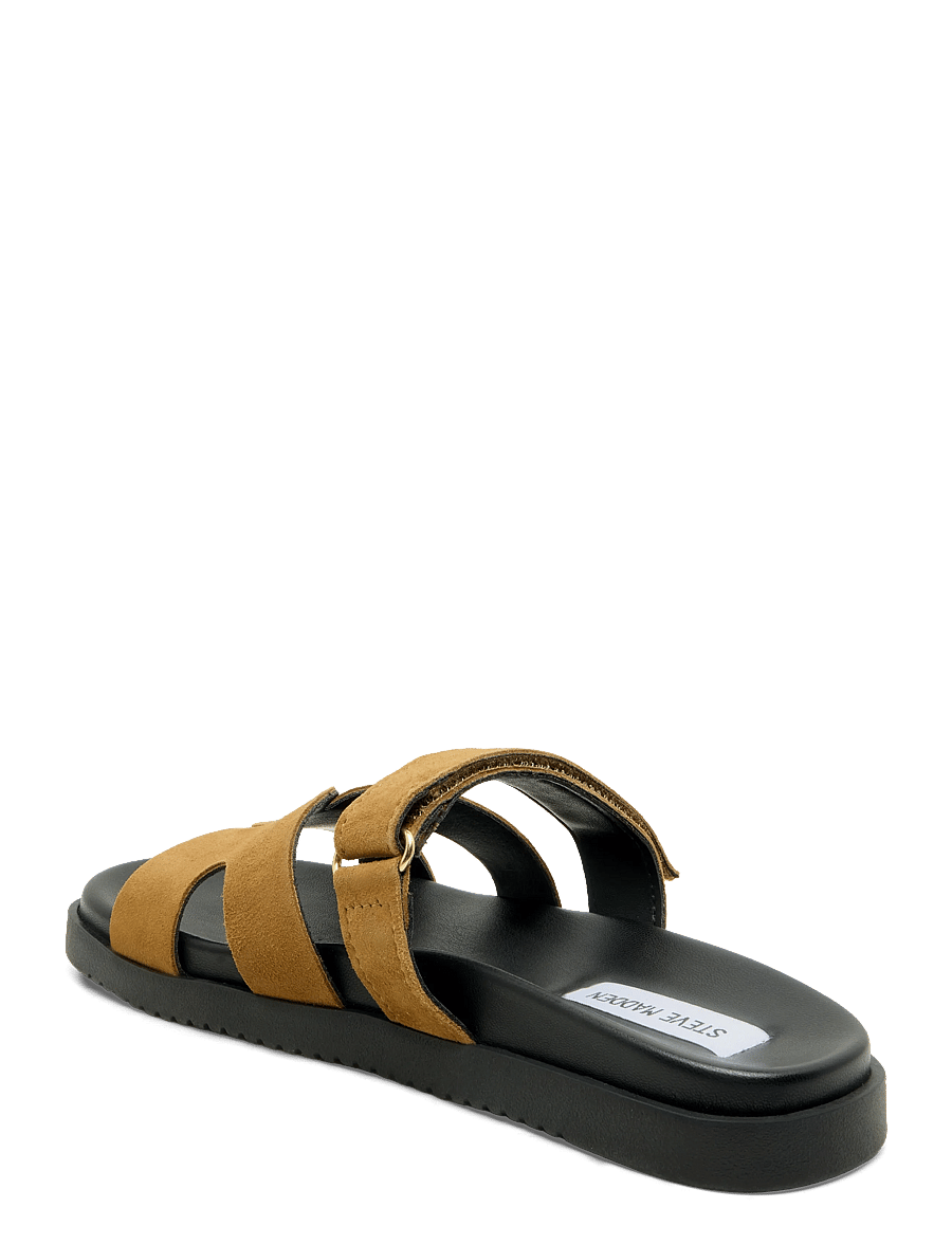 Steve Madden - Missile-E - platta sandaler - camel suede - 1