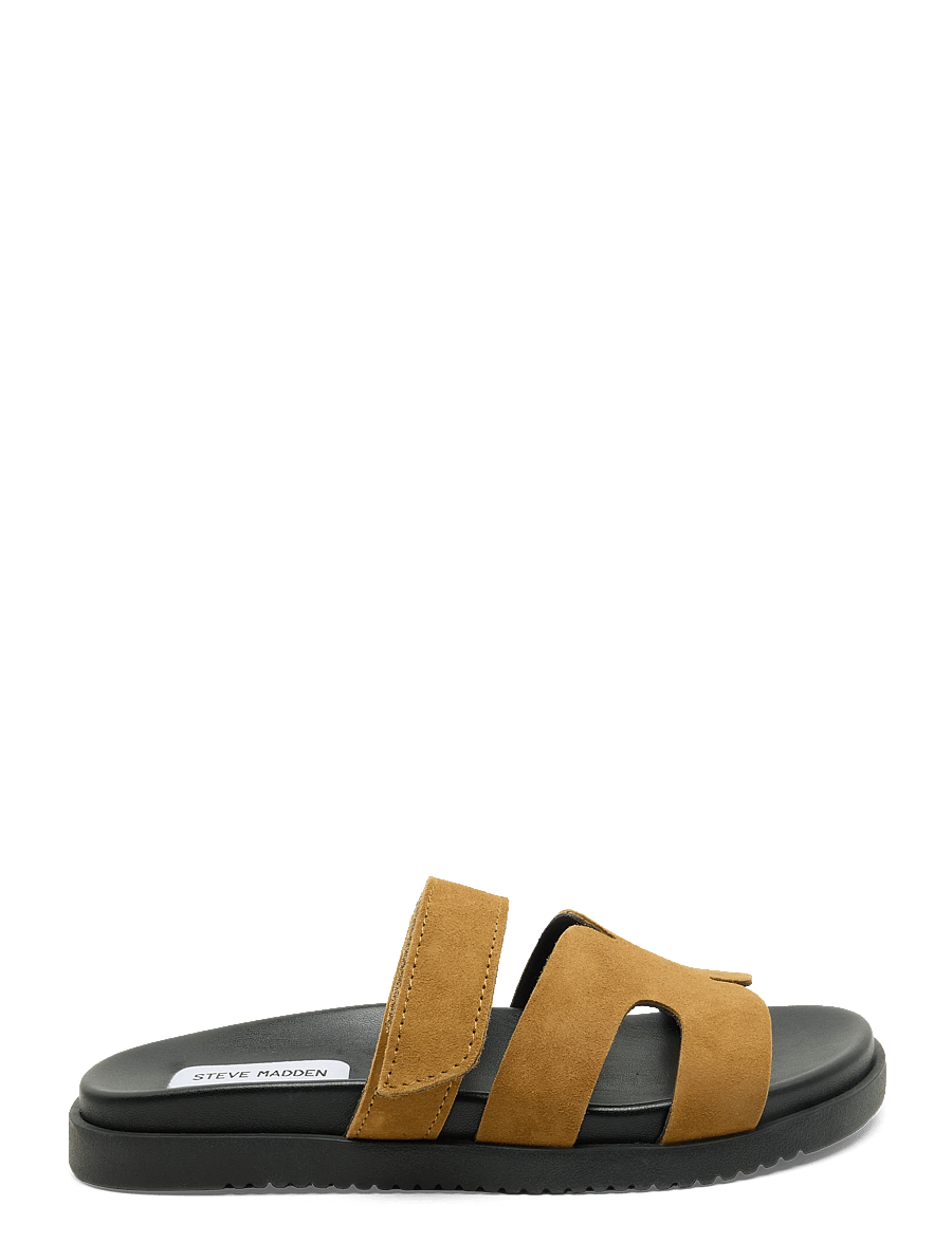 Steve Madden - Missile-E - platta sandaler - camel suede - 2