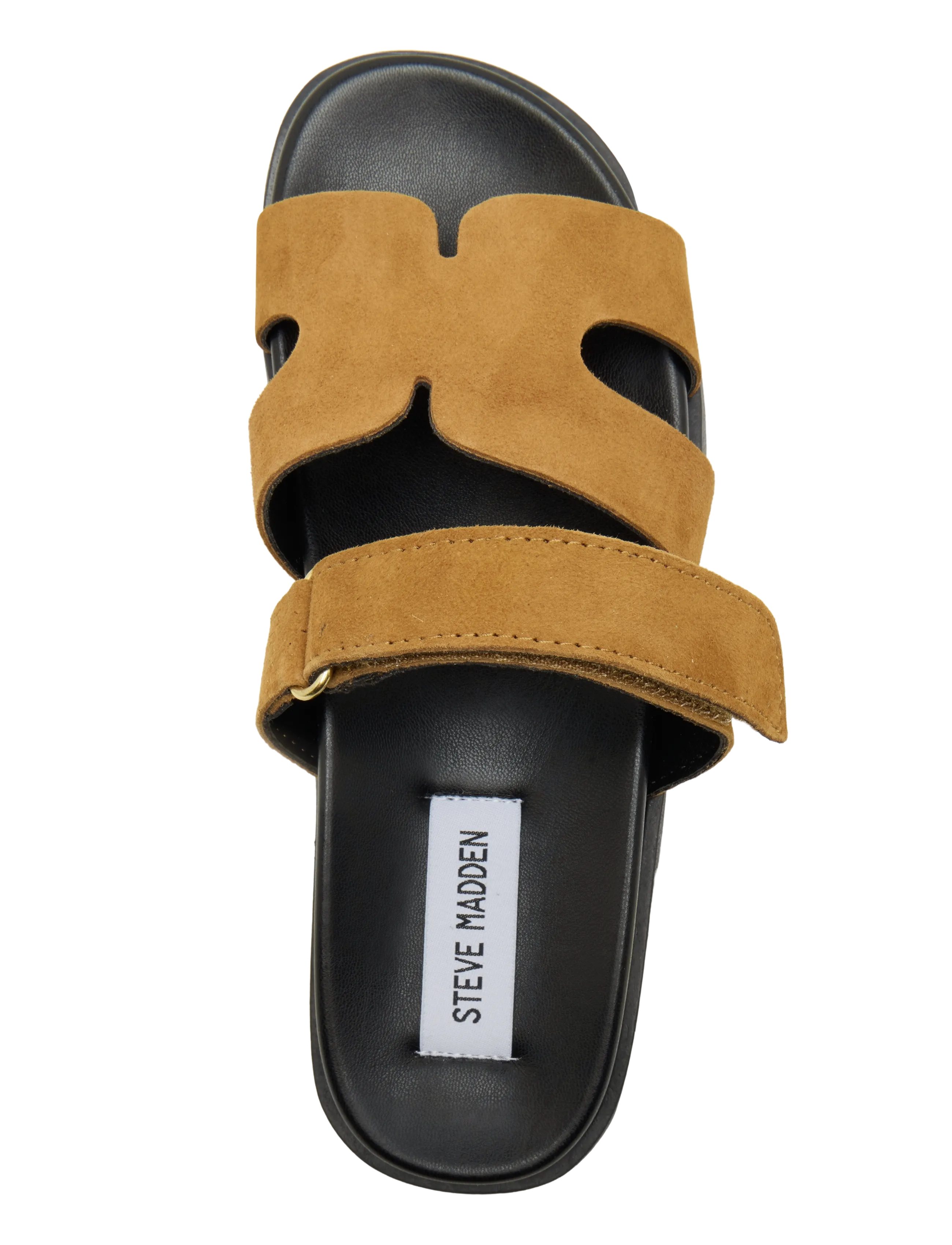 Steve Madden - Missile-E - platta sandaler - camel suede - 3