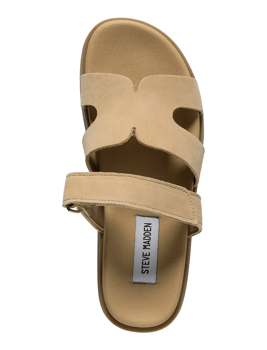 Steve Madden - Missile-E - flade sandaler - camel suede - 4