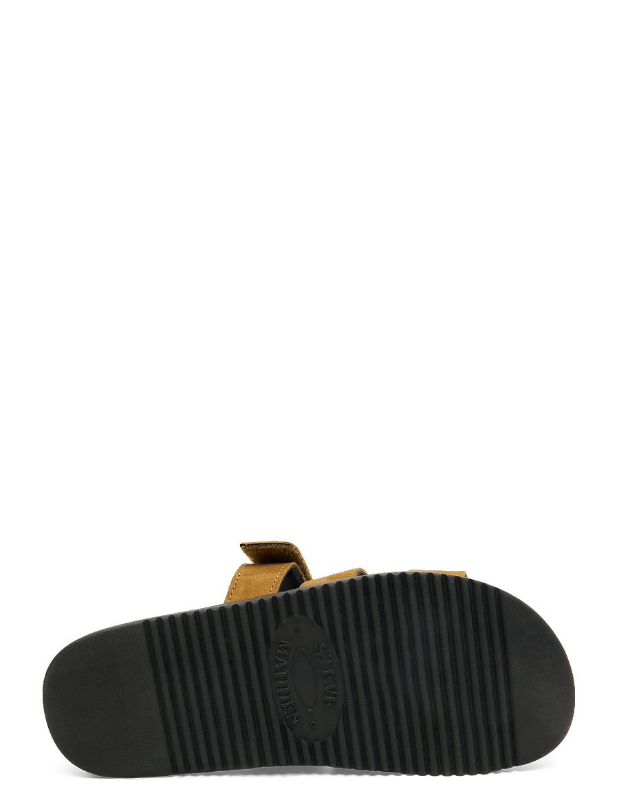 Steve Madden - Missile-E - platta sandaler - camel suede - 4