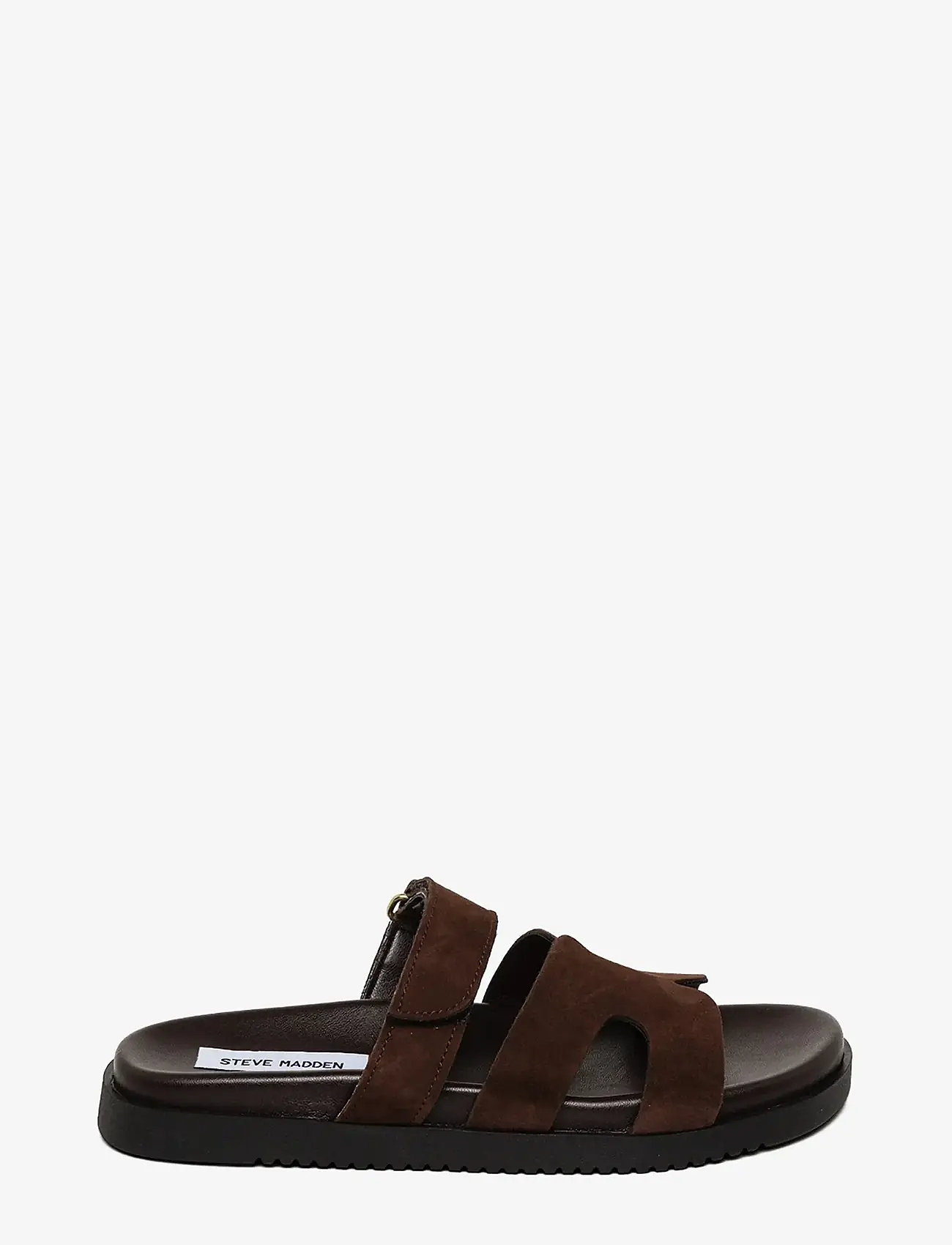 Steve Madden - Missile-E - flache sandalen - drk brn suede - 1