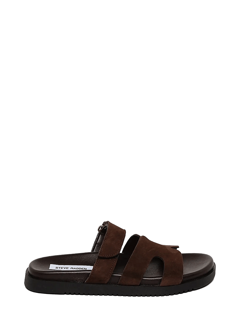 Steve Madden - Missile-E - flache sandalen - drk brn suede - 1