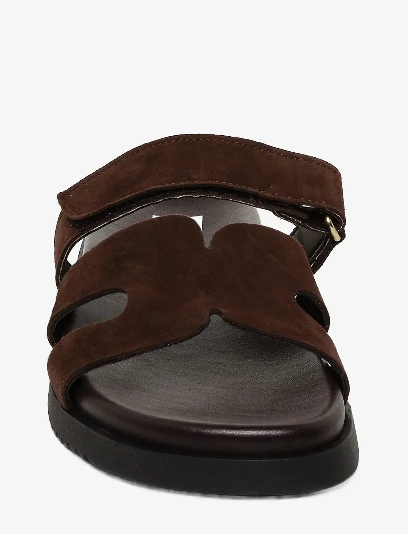 Steve Madden - Missile-E - flache sandalen - drk brn suede - 2