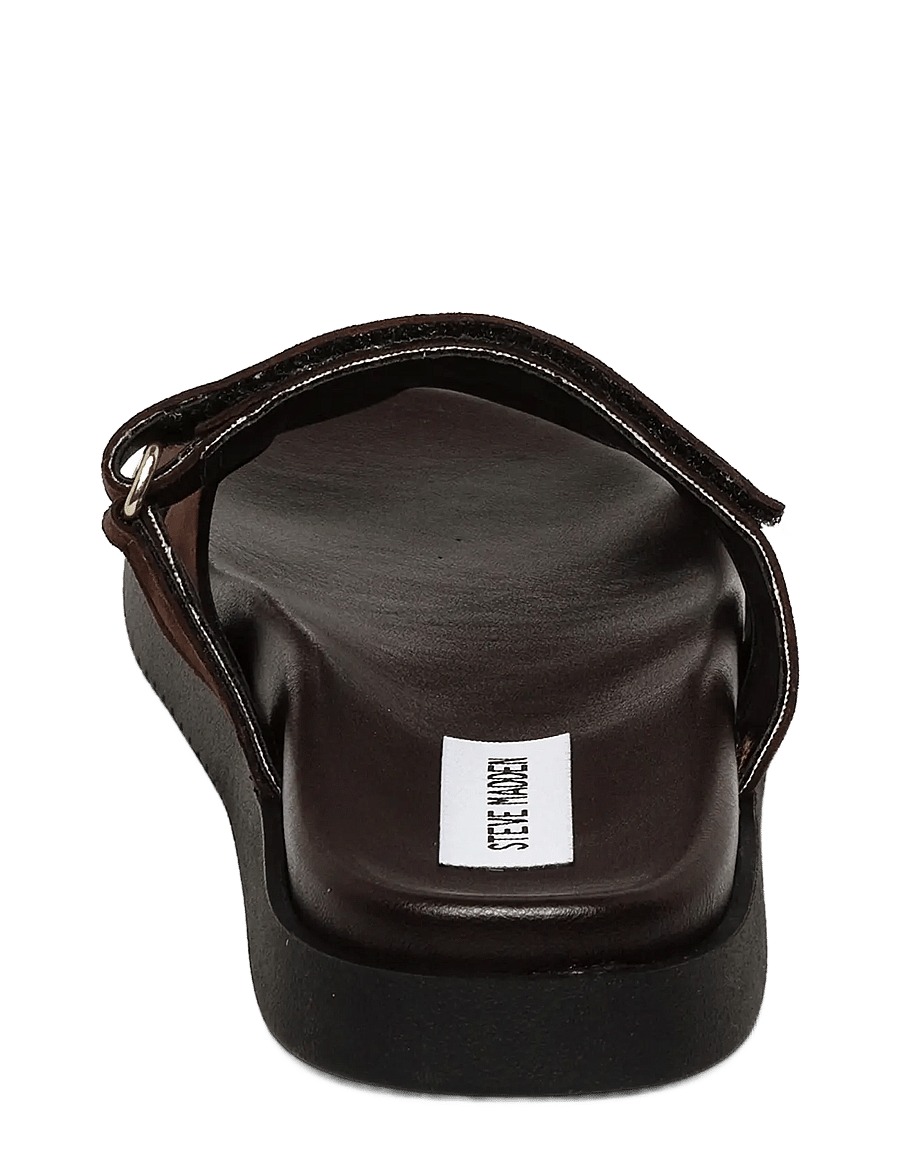 Steve Madden - Missile-E - flade sandaler - drk brn suede - 3