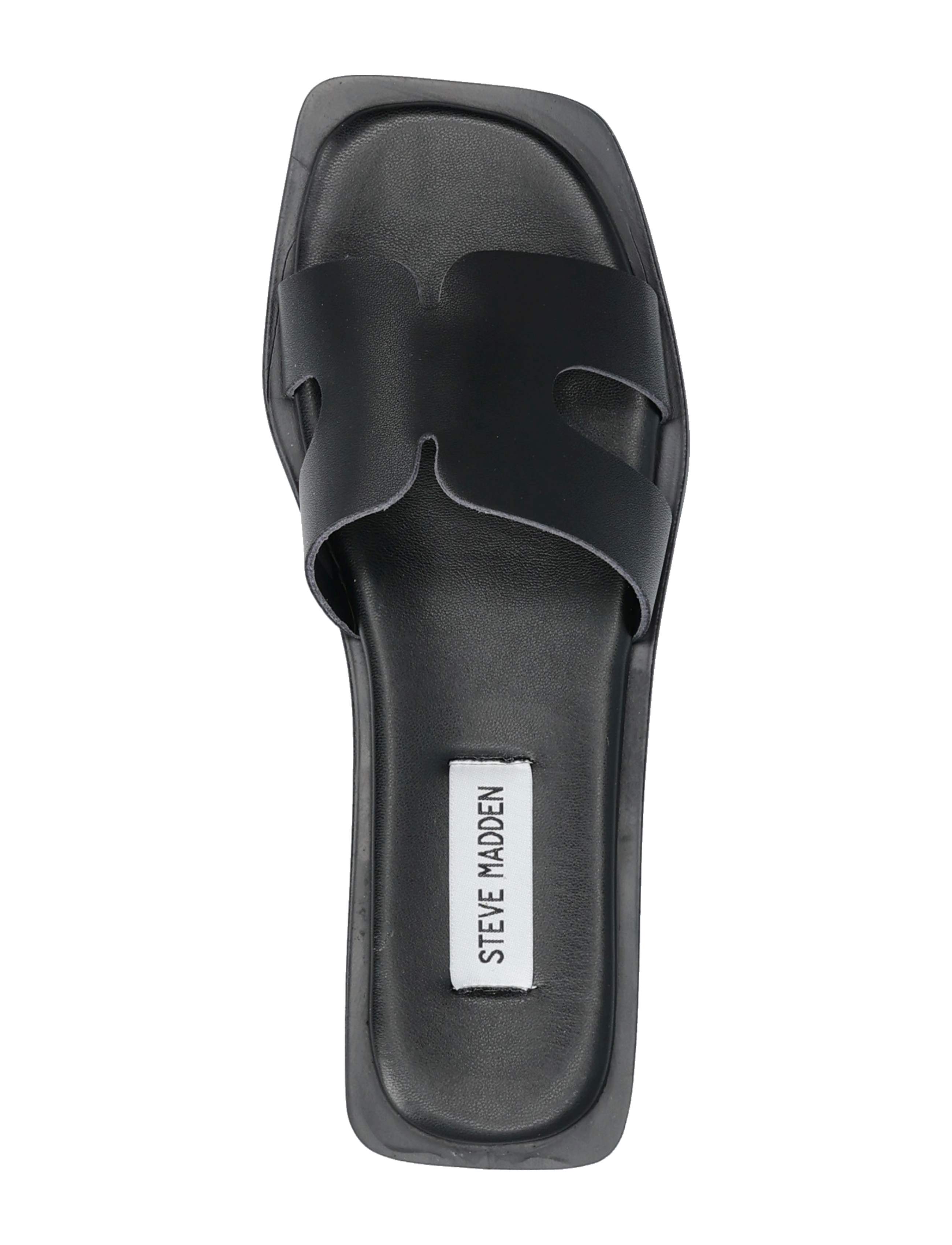Steve Madden - Sofia - flat sandals - black leather - 3
