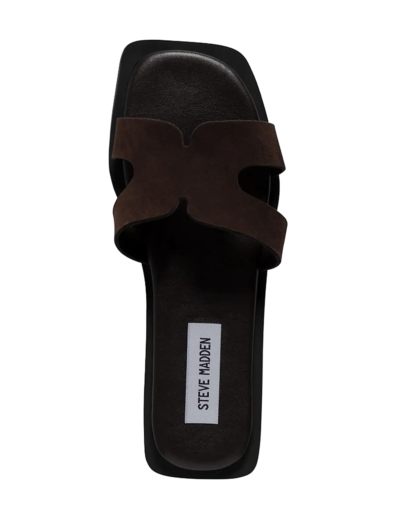 Steve Madden - Sofia - lygiapadės basutės - drk brn suede - 4