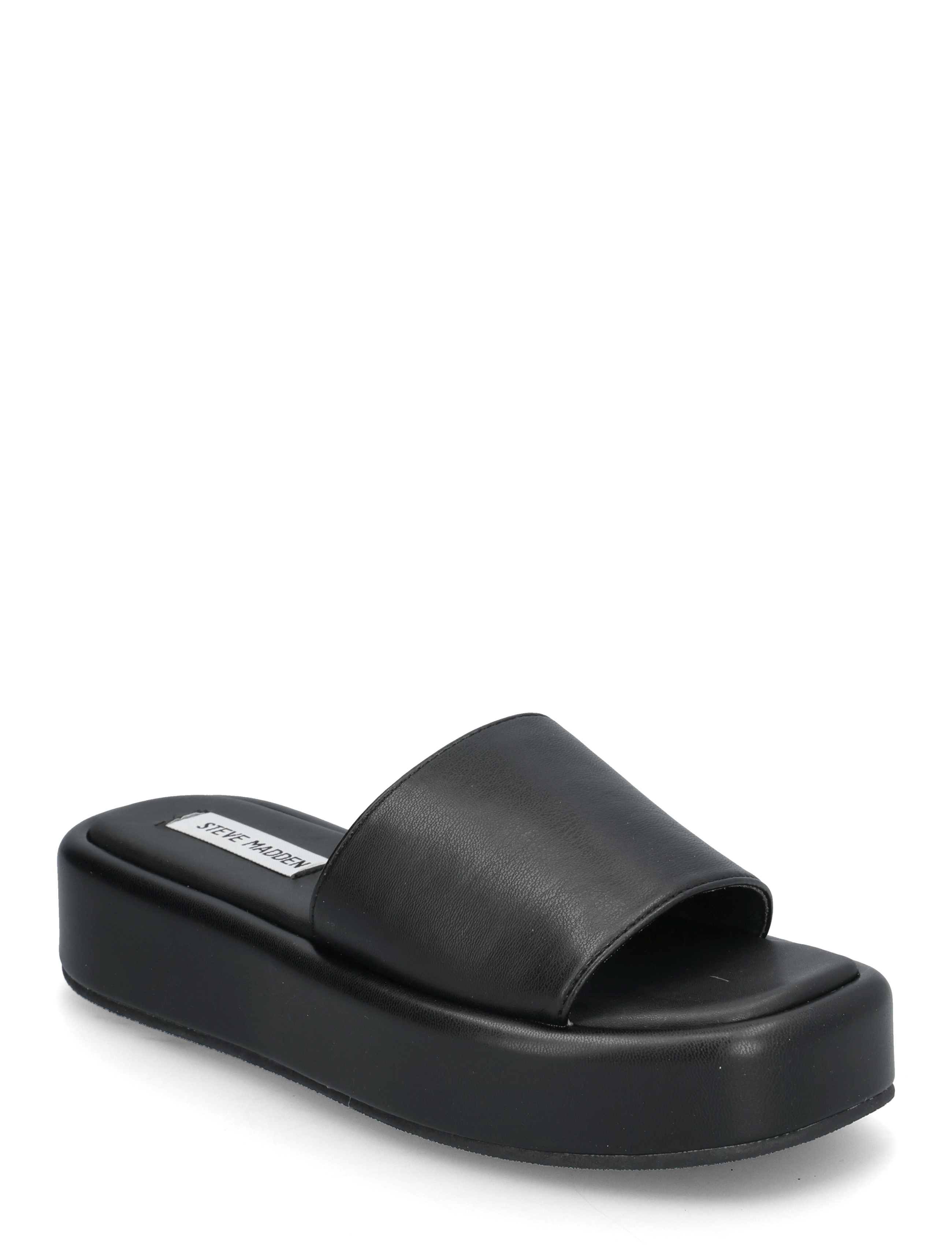 Steve Madden Beachy Slides - Sandaler - BLACK/BLACK / black