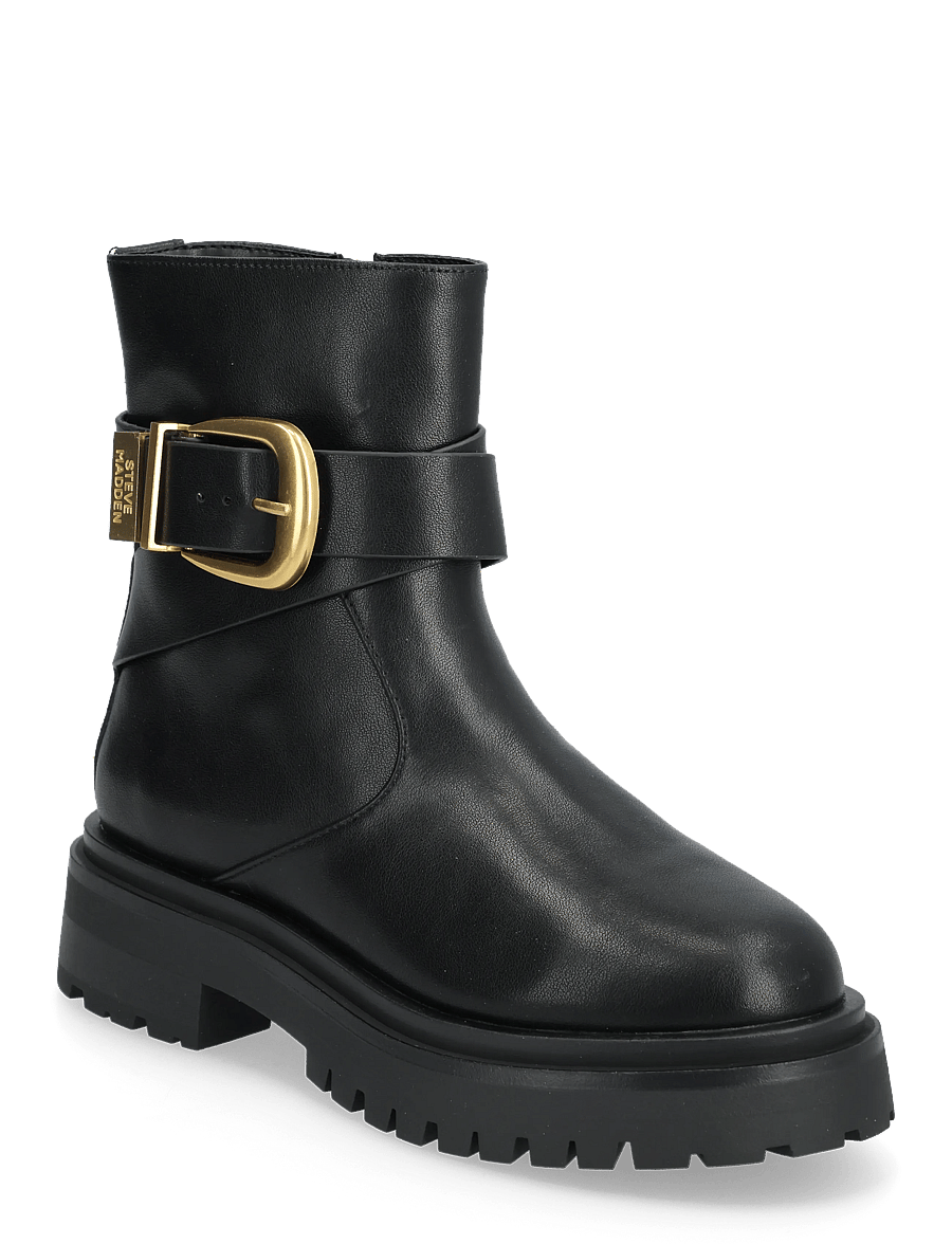 Steve Madden - Lexs - madalad poolsaapad - blk action leather - 0