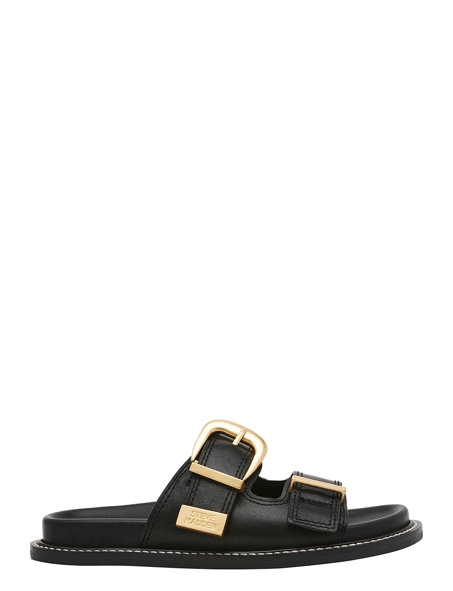 Steve Madden - Arch - flache sandalen - blk action leather - 1