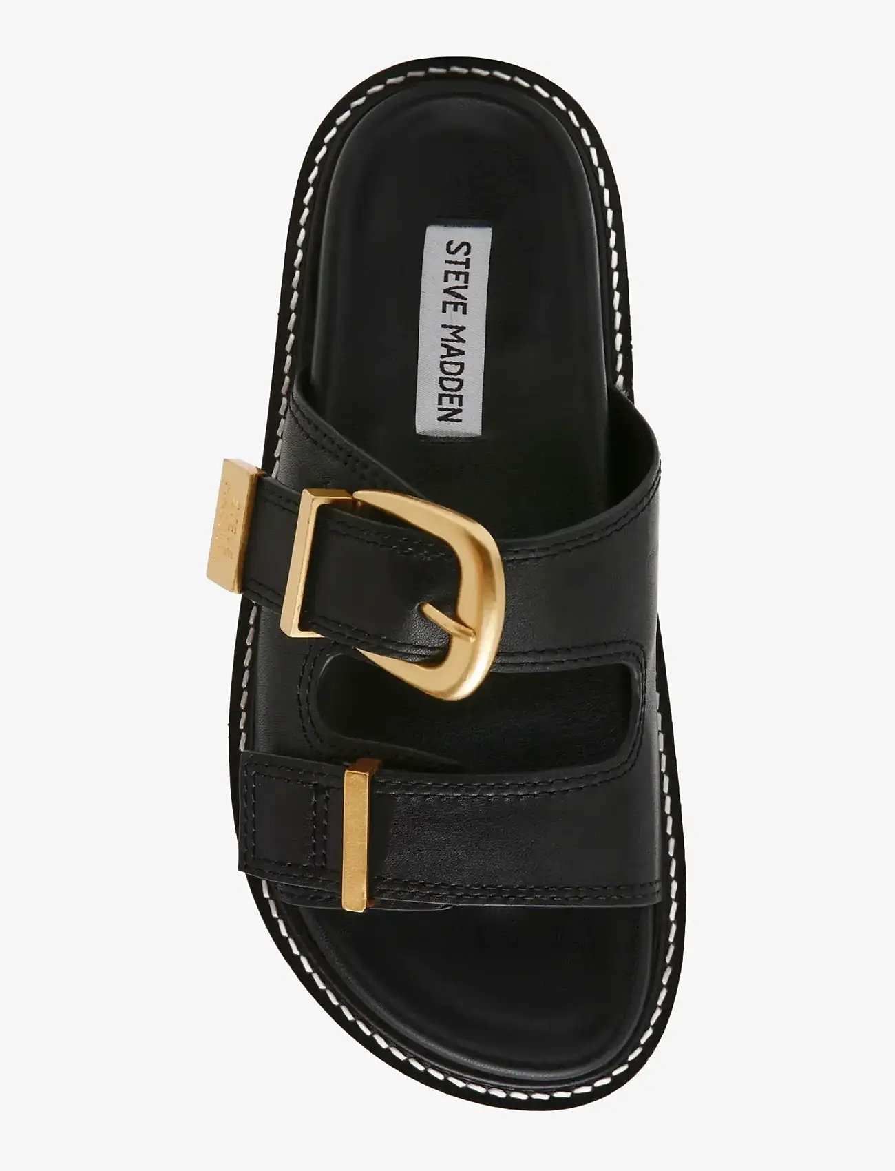 Steve Madden - Arch - flache sandalen - blk action leather - 5