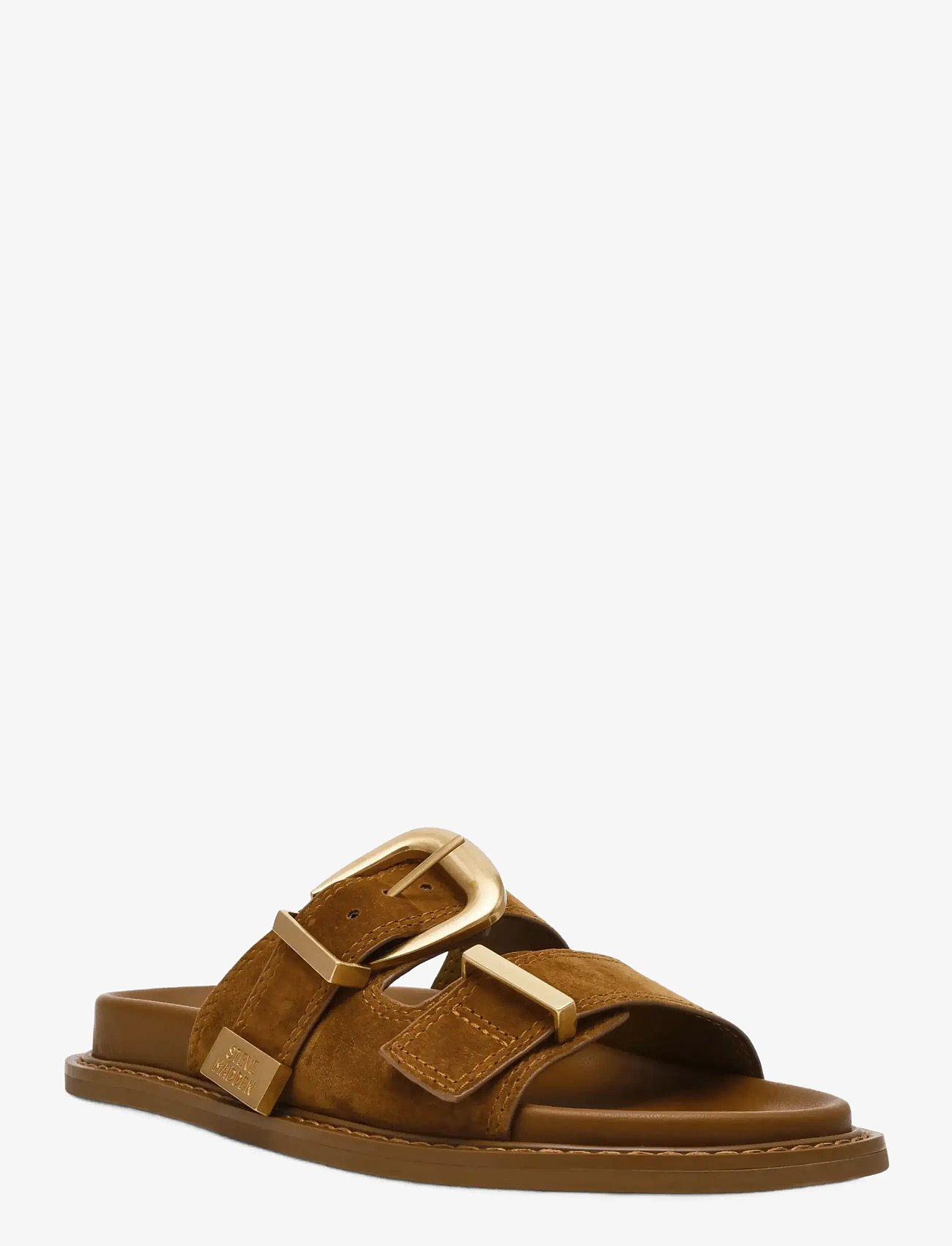 Steve Madden - Arch - flache sandalen - dk camel sue - 0