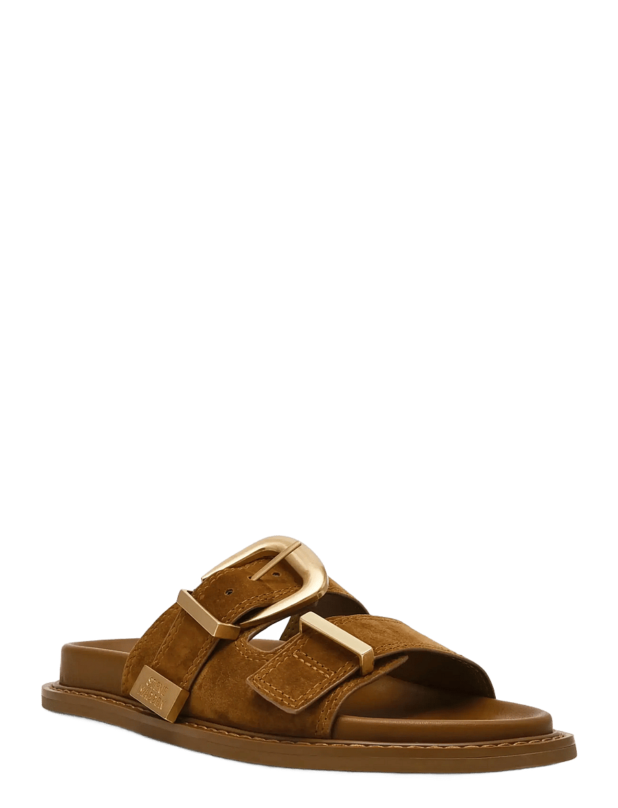 Steve Madden - Arch - flache sandalen - dk camel sue - 0