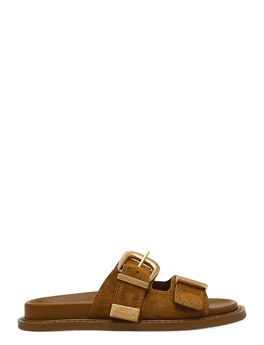 Steve Madden - Arch - flache sandalen - dk camel sue - 1
