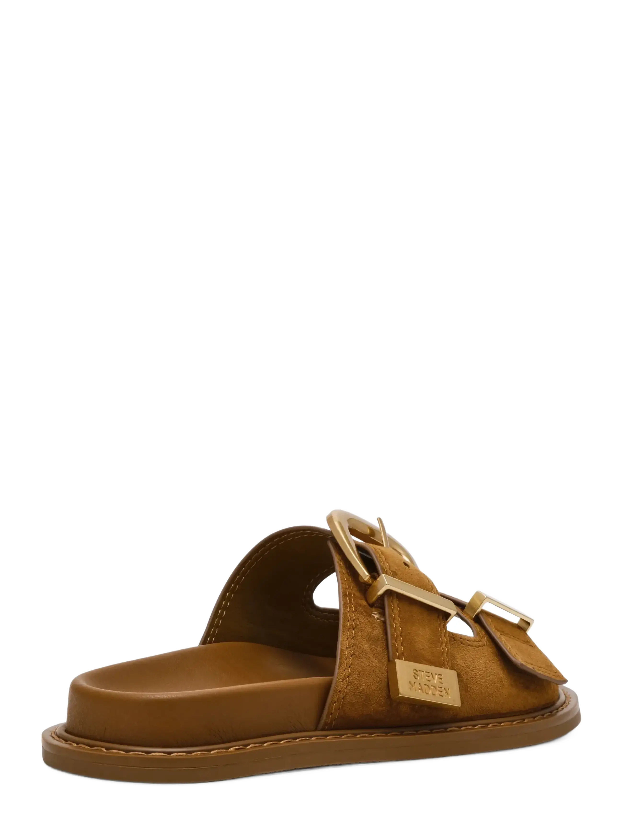 Steve Madden - Arch - flat sandals - dk camel sue - 2