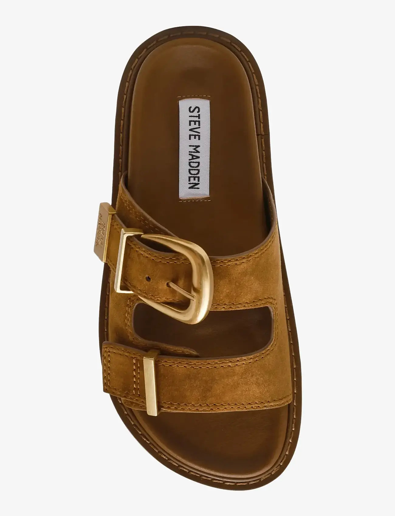 Steve Madden - Arch - flache sandalen - dk camel sue - 5