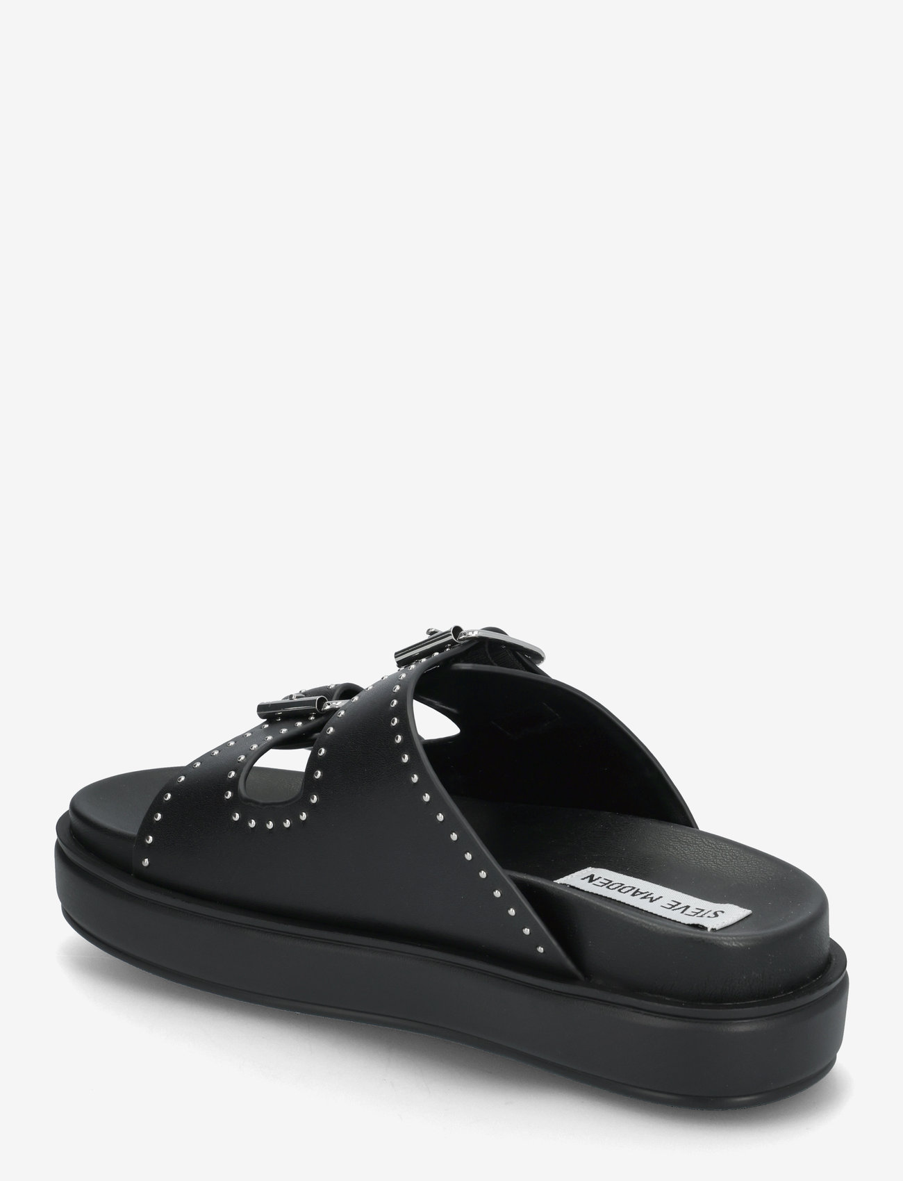 Steve Madden - Freelance Slides - flade sandaler - blk action leather - 2