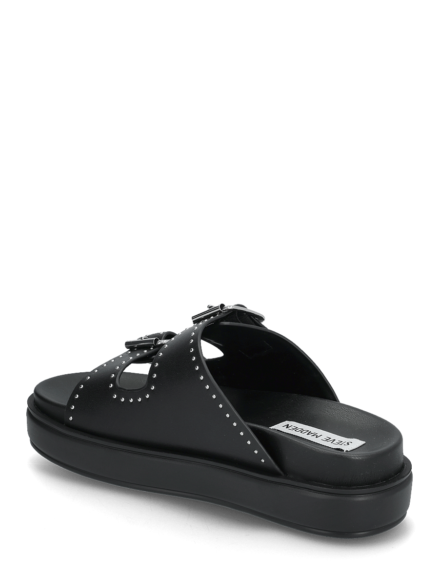 Steve Madden - Freelance Slides - madalad sandaalid - blk action leather - 2