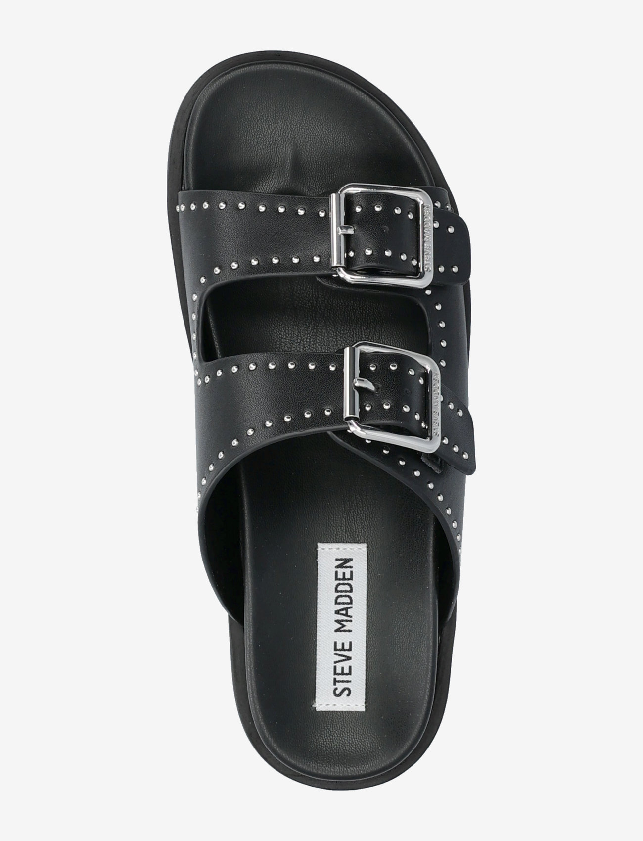 Steve Madden - Freelance Slides - flade sandaler - blk action leather - 3