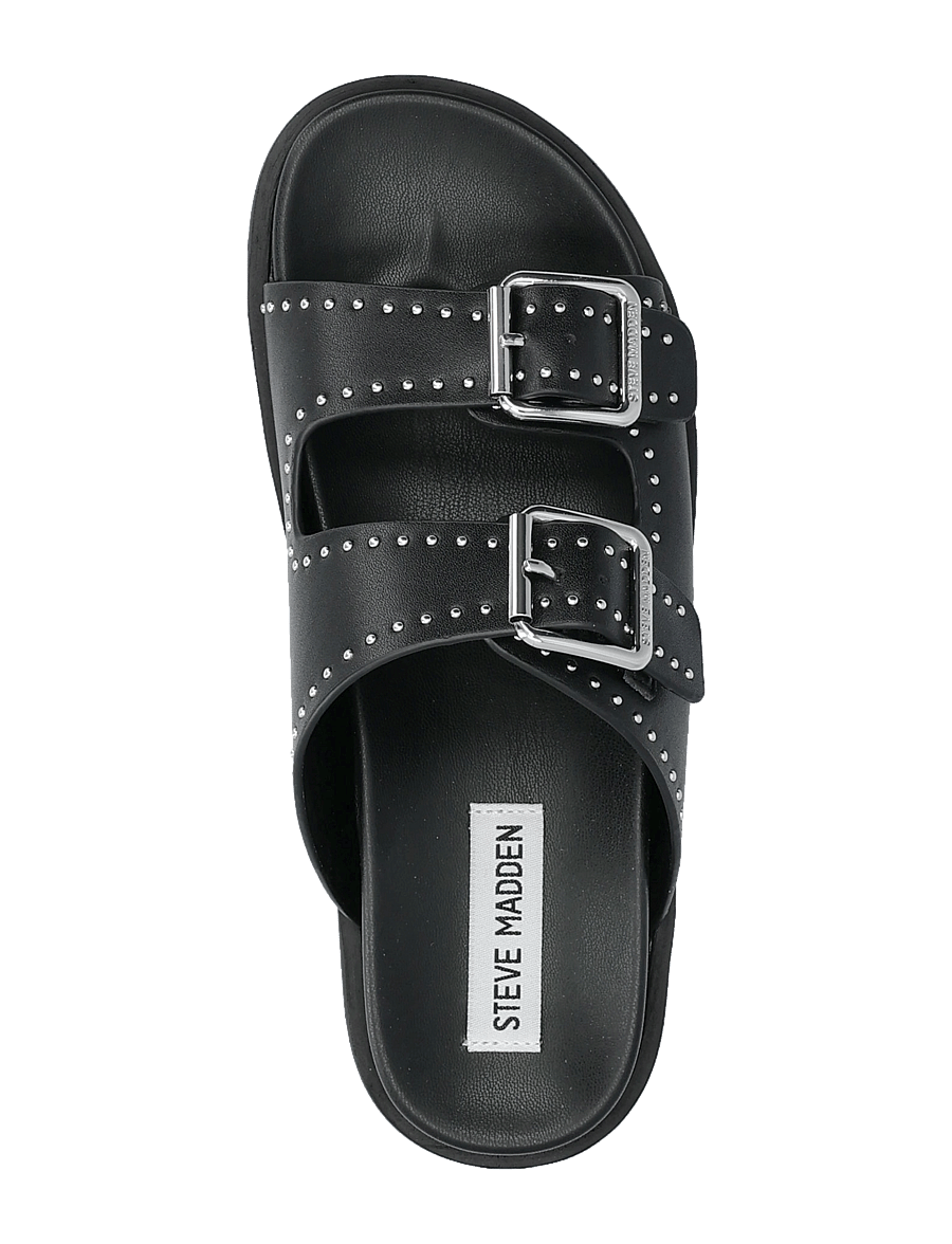Steve Madden - Freelance Slides - madalad sandaalid - blk action leather - 3