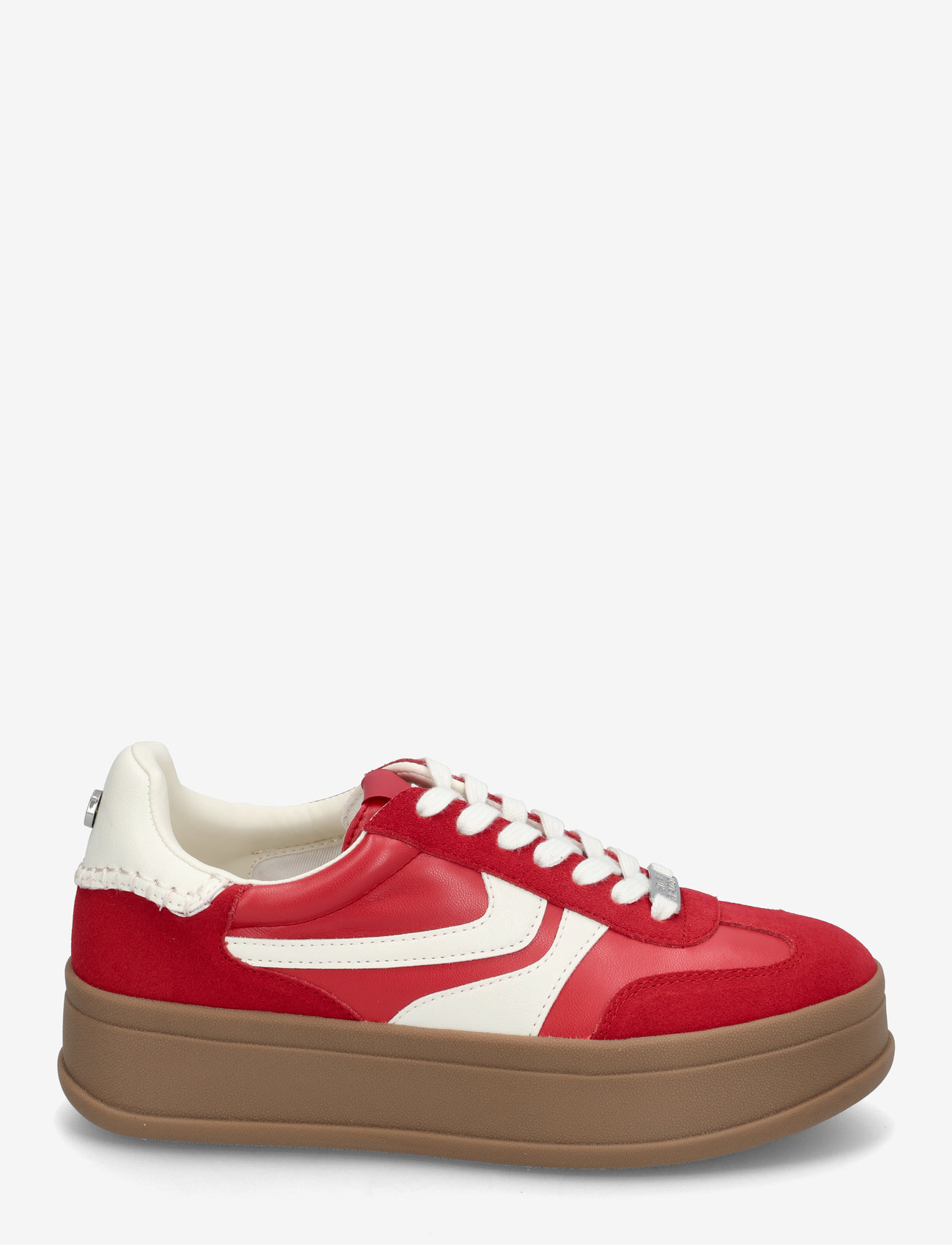 Steve Madden - Off-Track Sneakers - chunky sneakers - red suede - 1