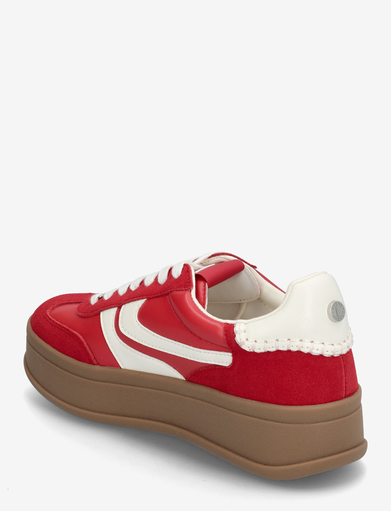Steve Madden - Off-Track Sneakers - chunky sneakers - red suede - 2