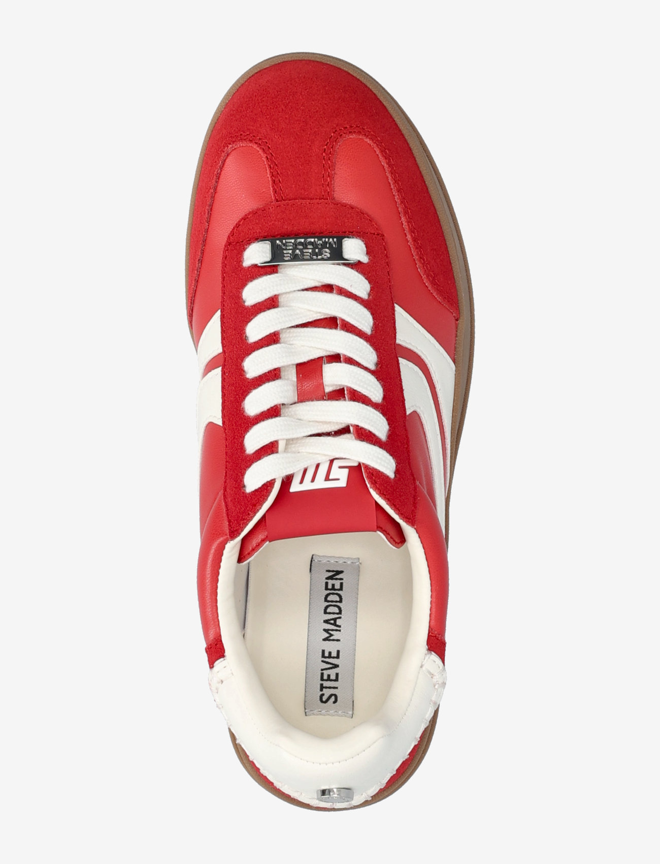 Steve Madden - Off-Track Sneakers - chunky sneakers - red suede - 3
