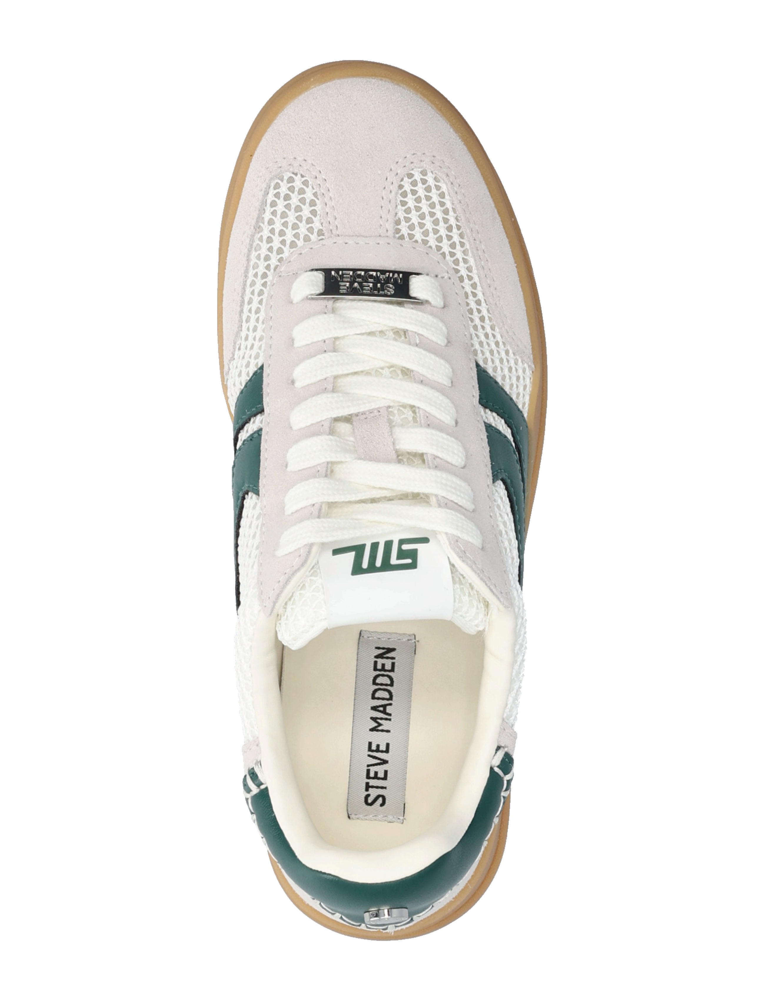 Steve Madden - Off-Track Sneakers - chunky sneakers - white/green - 3