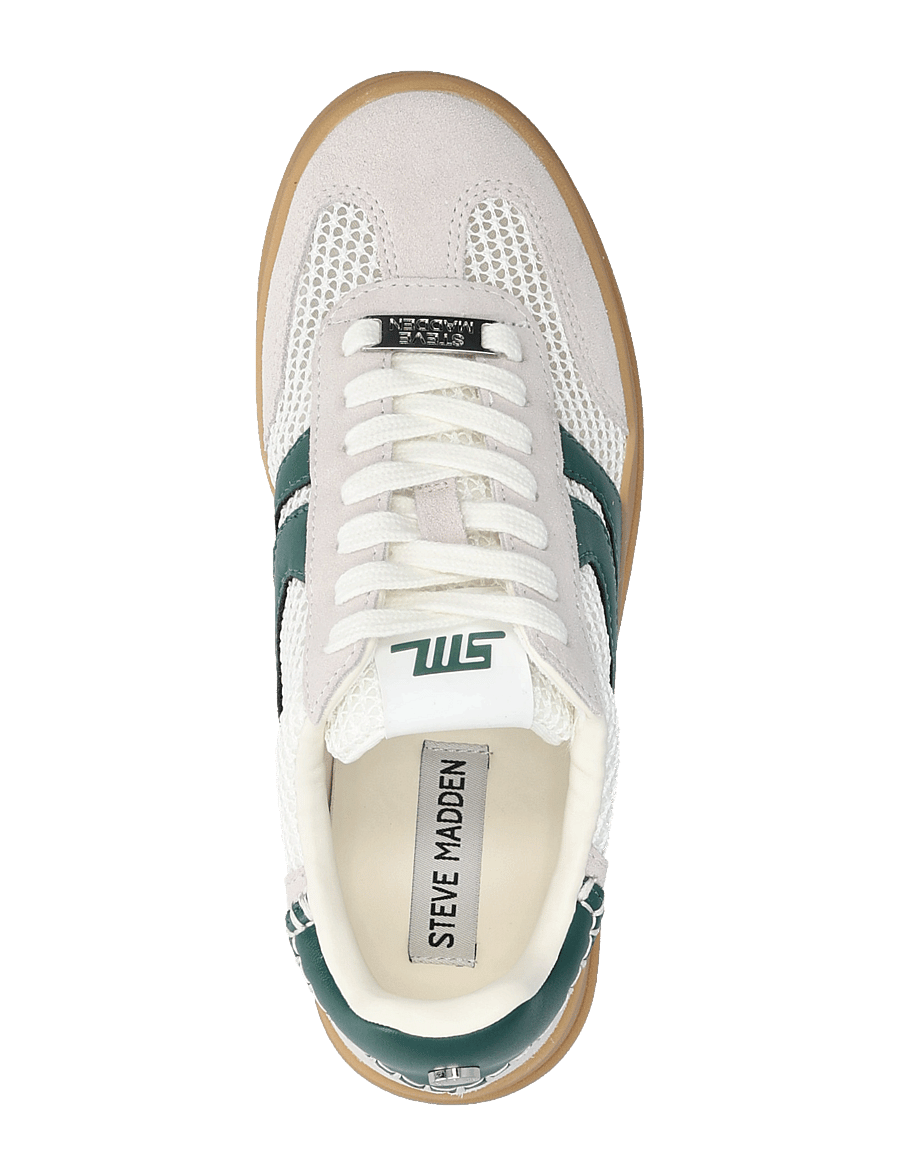 Steve Madden - Off-Track Sneakers - platform sneakers - white/green - 3