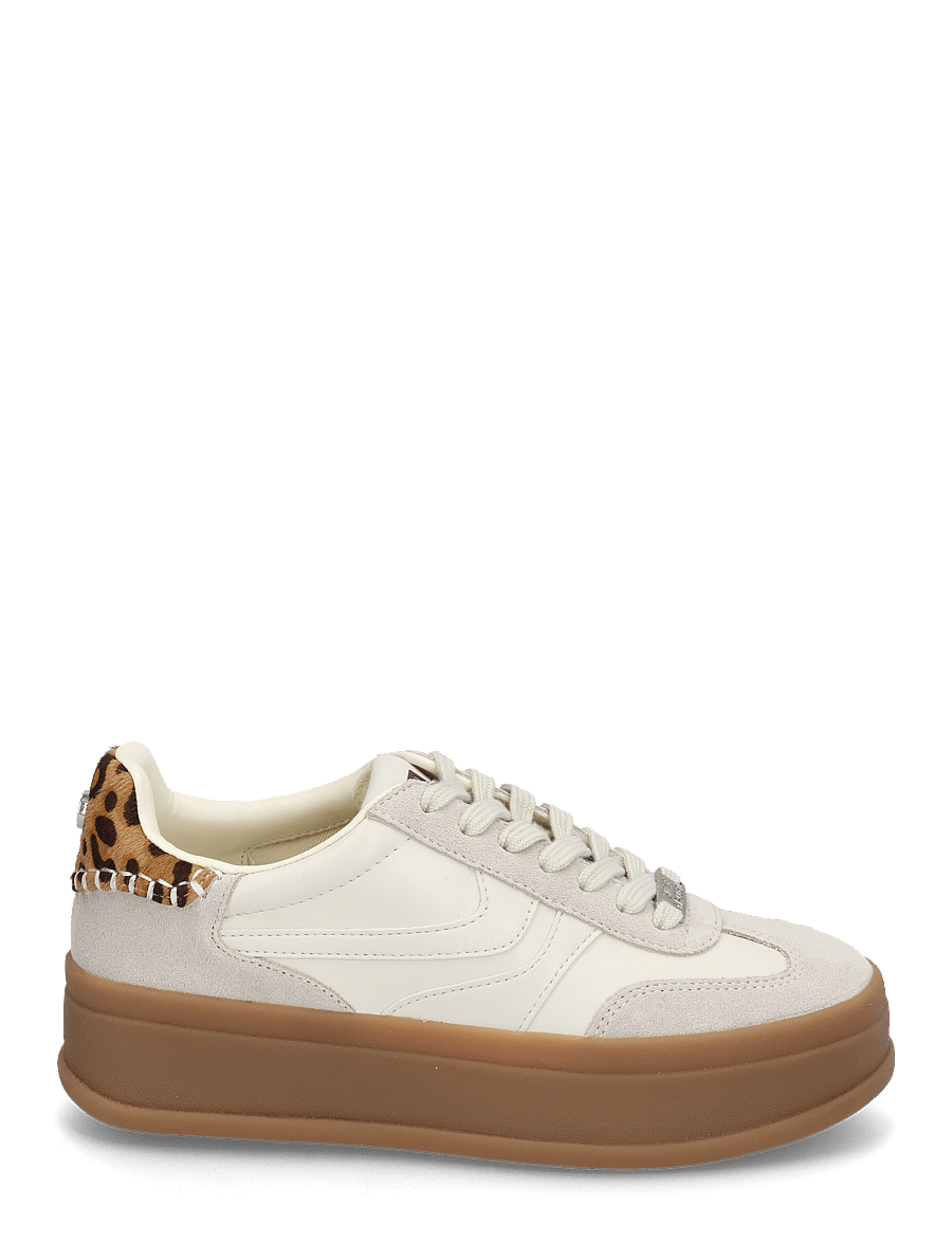 Steve Madden - Off-Track - platform sneakers - white/leo - 1