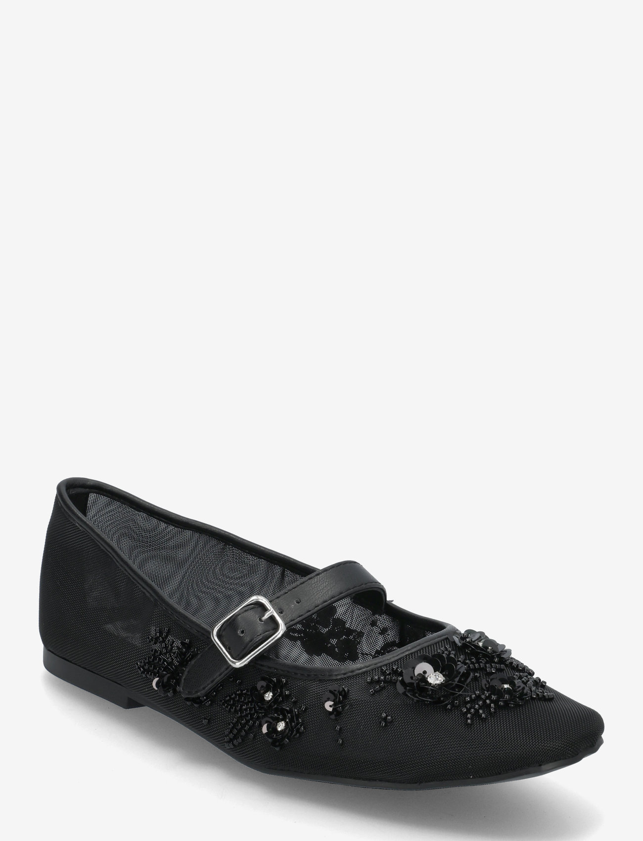 Steve Madden - Wildflower Ballerinas - særlige begivenheder - black mesh - 0