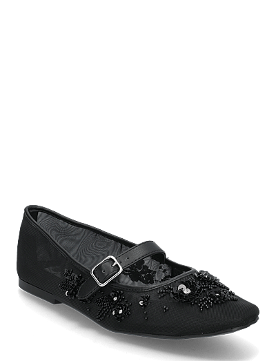 Steve Madden Wildflower Ballerinas - Ballerinaskor - BLACK MESH / black