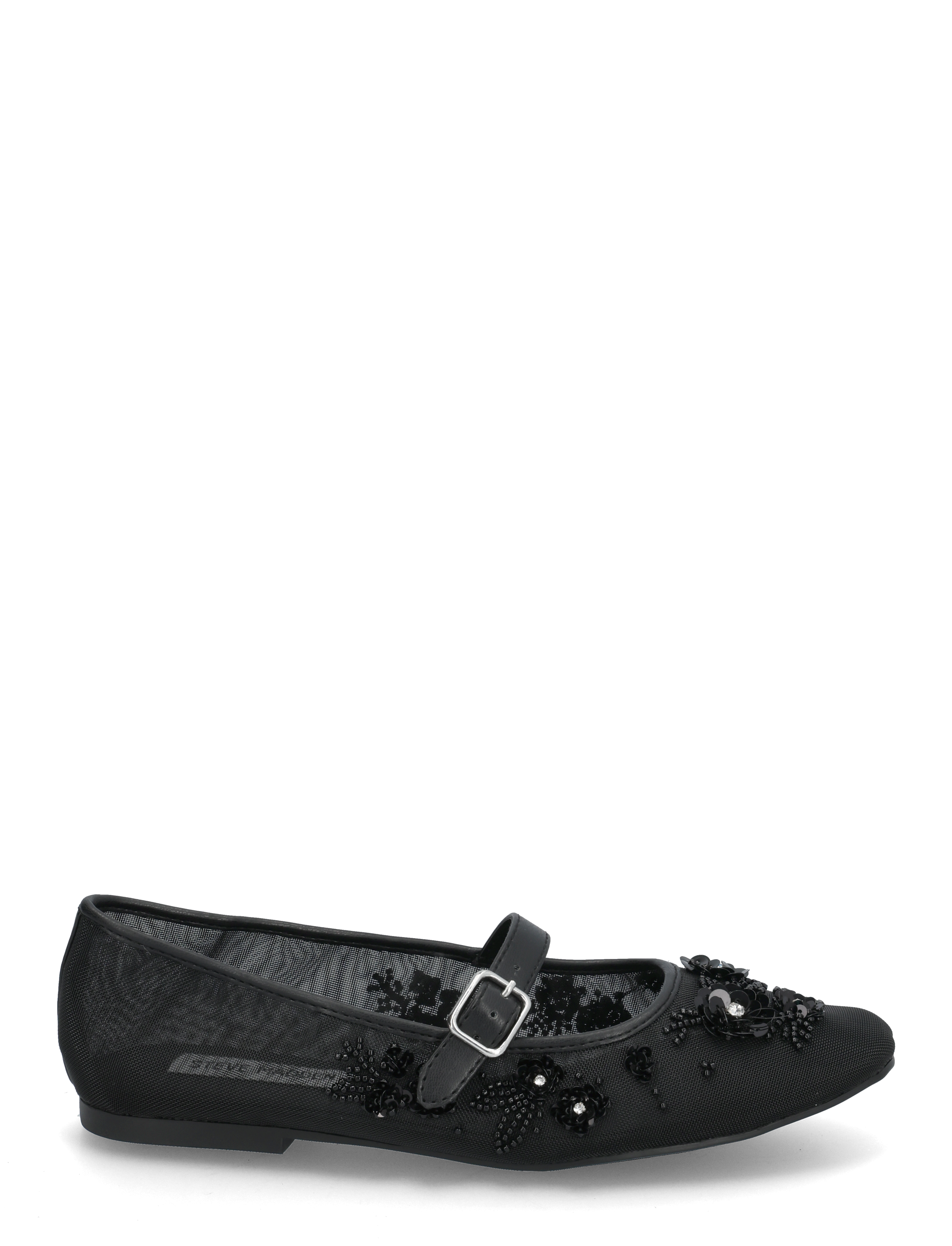 Steve Madden - Wildflower Ballerinas - særlige begivenheder - black mesh - 1
