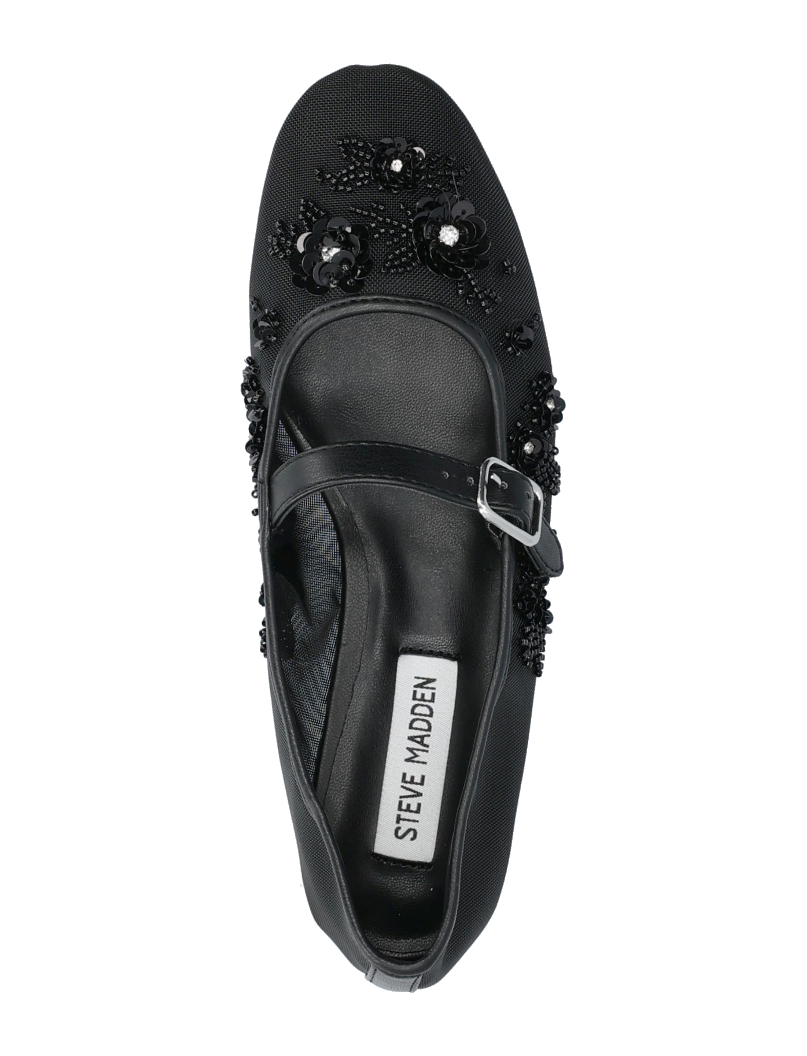 Steve Madden - Wildflower Ballerinas - særlige begivenheder - black mesh - 3