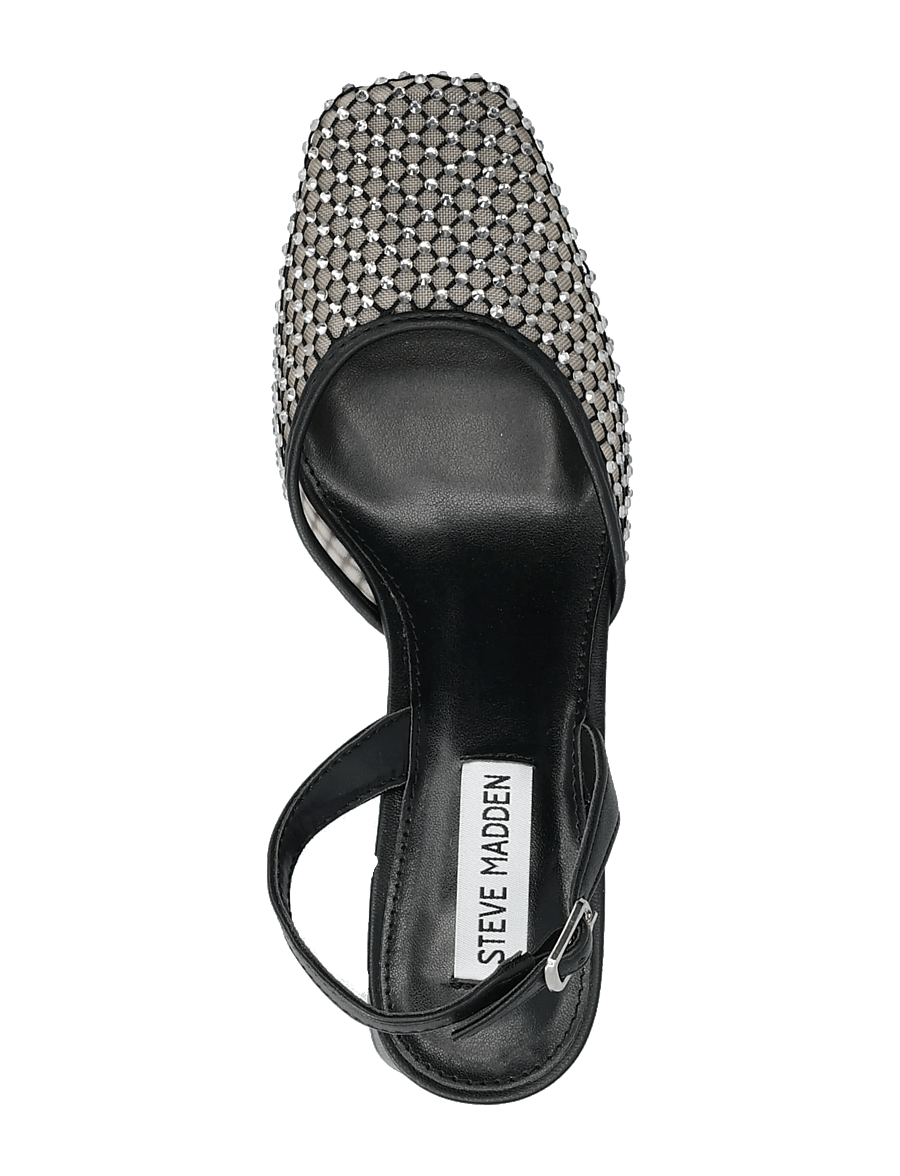 Steve Madden - Network Slingbacks - slingbacks mit absatz - black mesh - 3