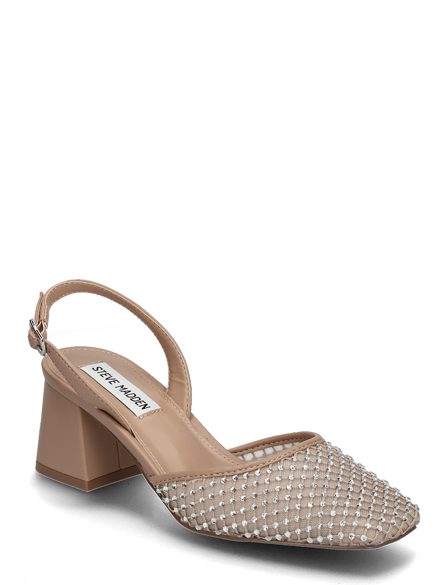Steve Madden - Network Slingbacks - heeled slingbacks - tan mesh - 0