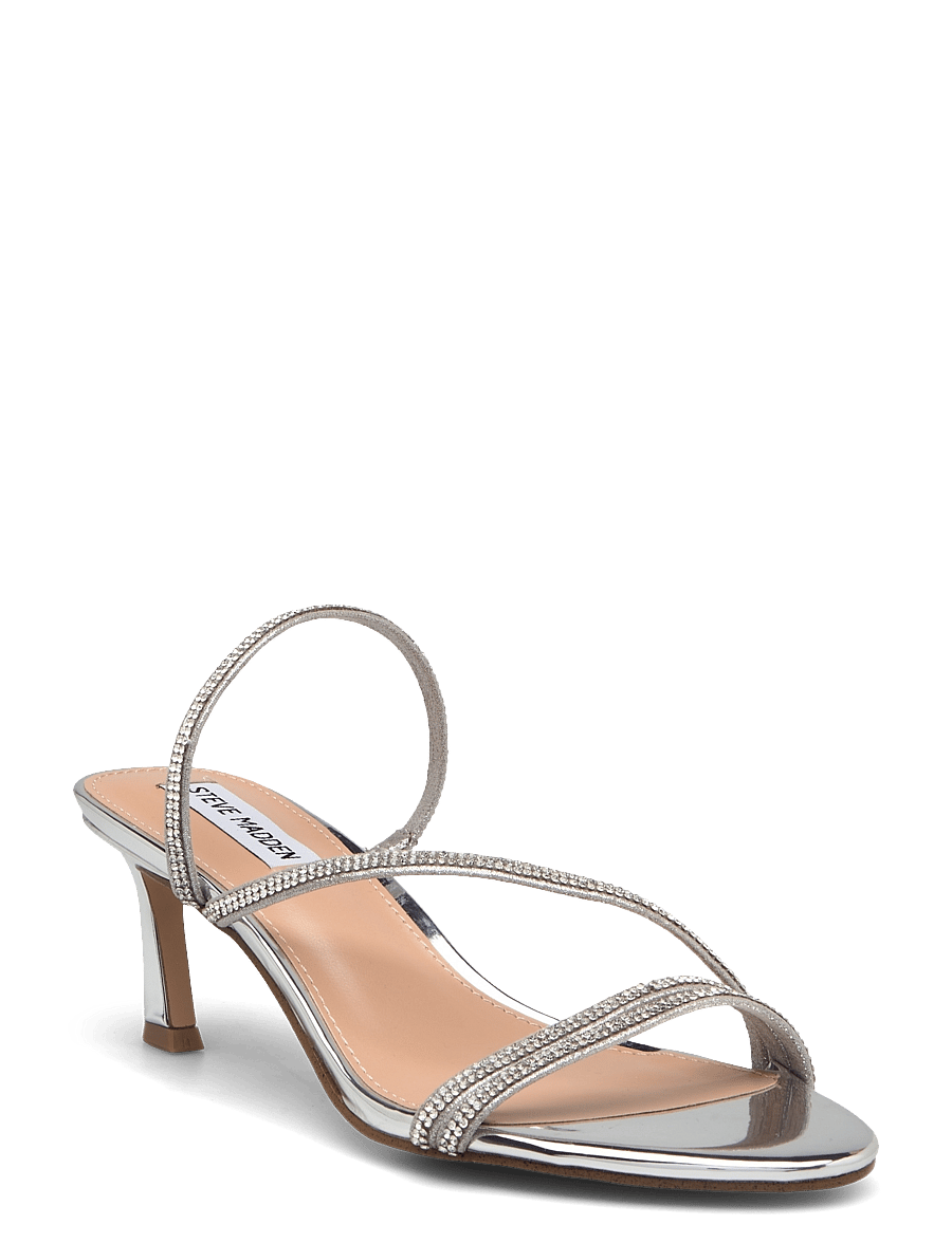 Steve Madden - Lamora-R Heeled Sandals - sandalar með hæl - rhinestone - 0