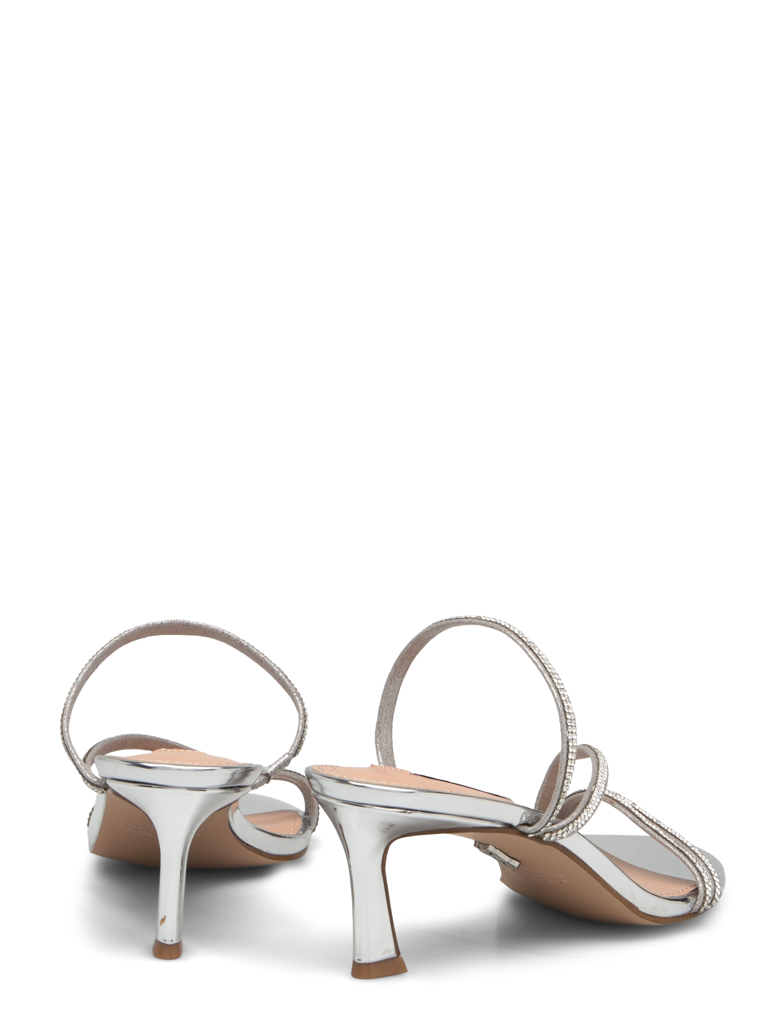 Steve Madden - Lamora-R Heeled Sandals - sandalar með hæl - rhinestone - 4