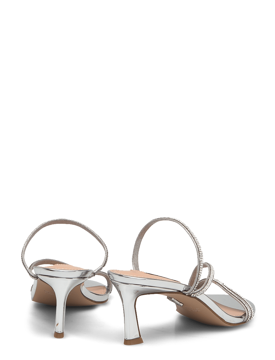 Steve Madden - Lamora-R Heeled Sandals - sandalar með hæl - rhinestone - 4