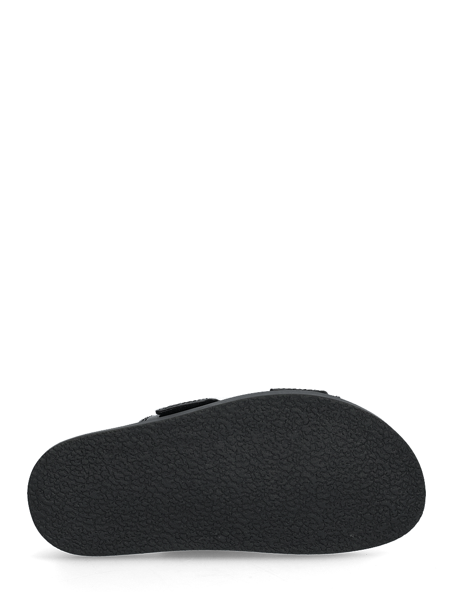 Steve Madden - Agent Slides - flache sandalen - black crinkle patent - 4