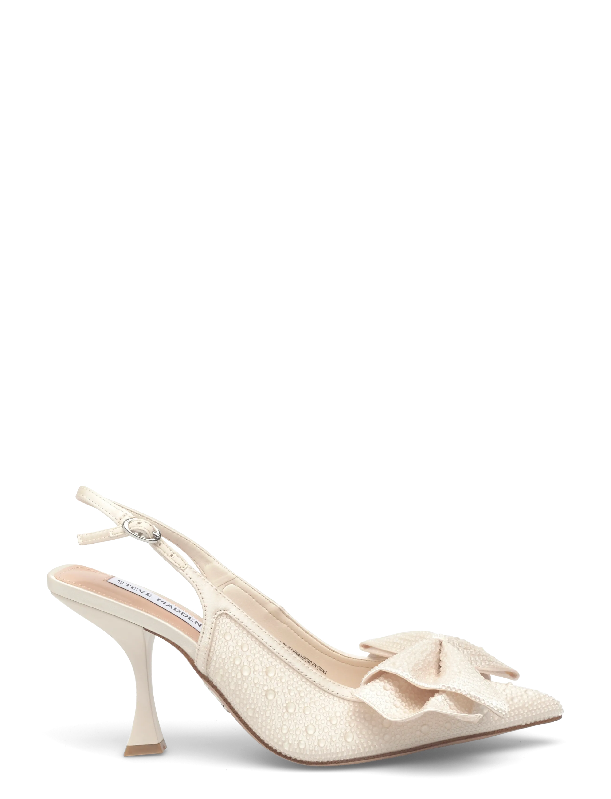 Steve Madden - Neasa - slingback-skór með hæl - ivory pearl - 1