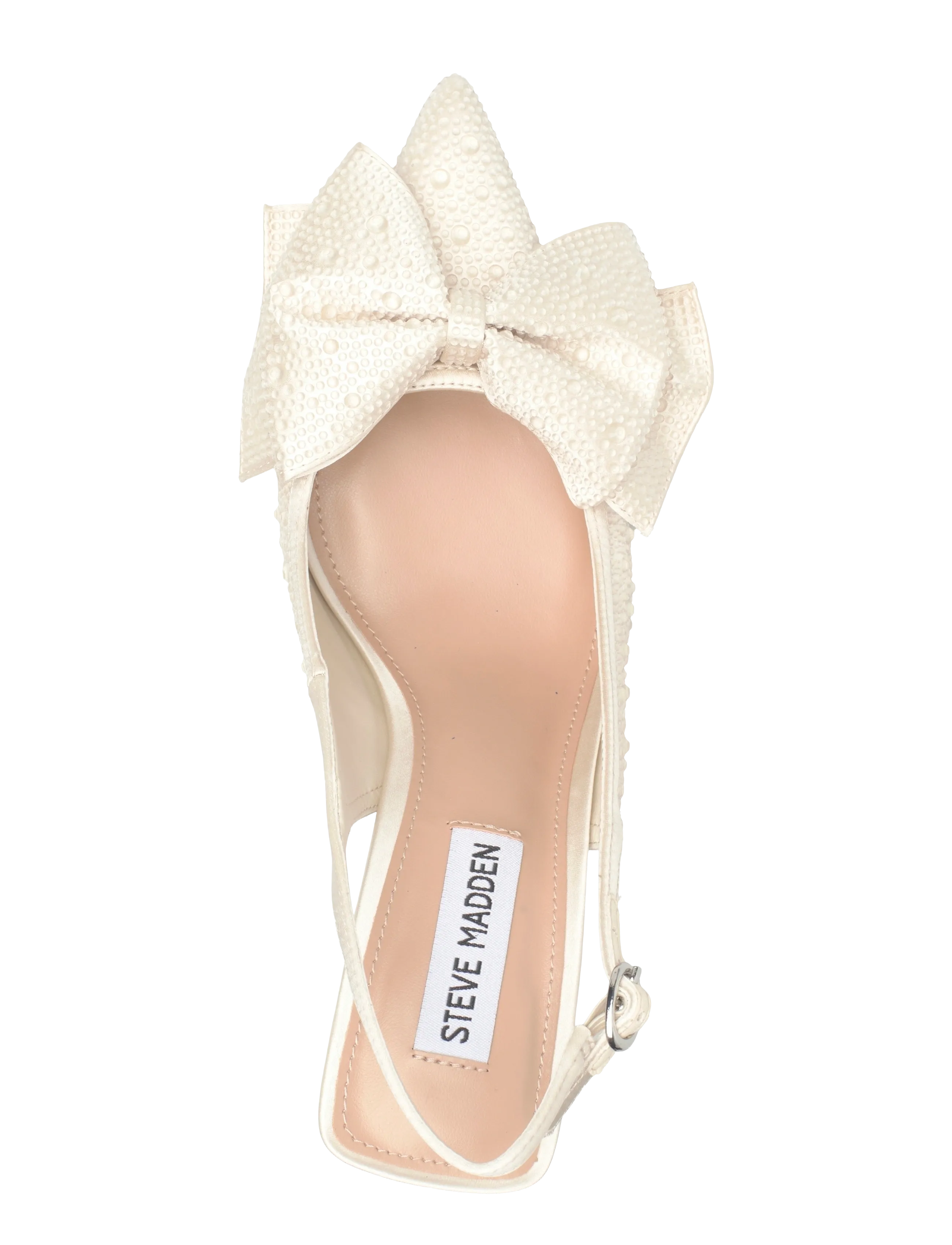Steve Madden - Neasa - slingback-skór með hæl - ivory pearl - 3