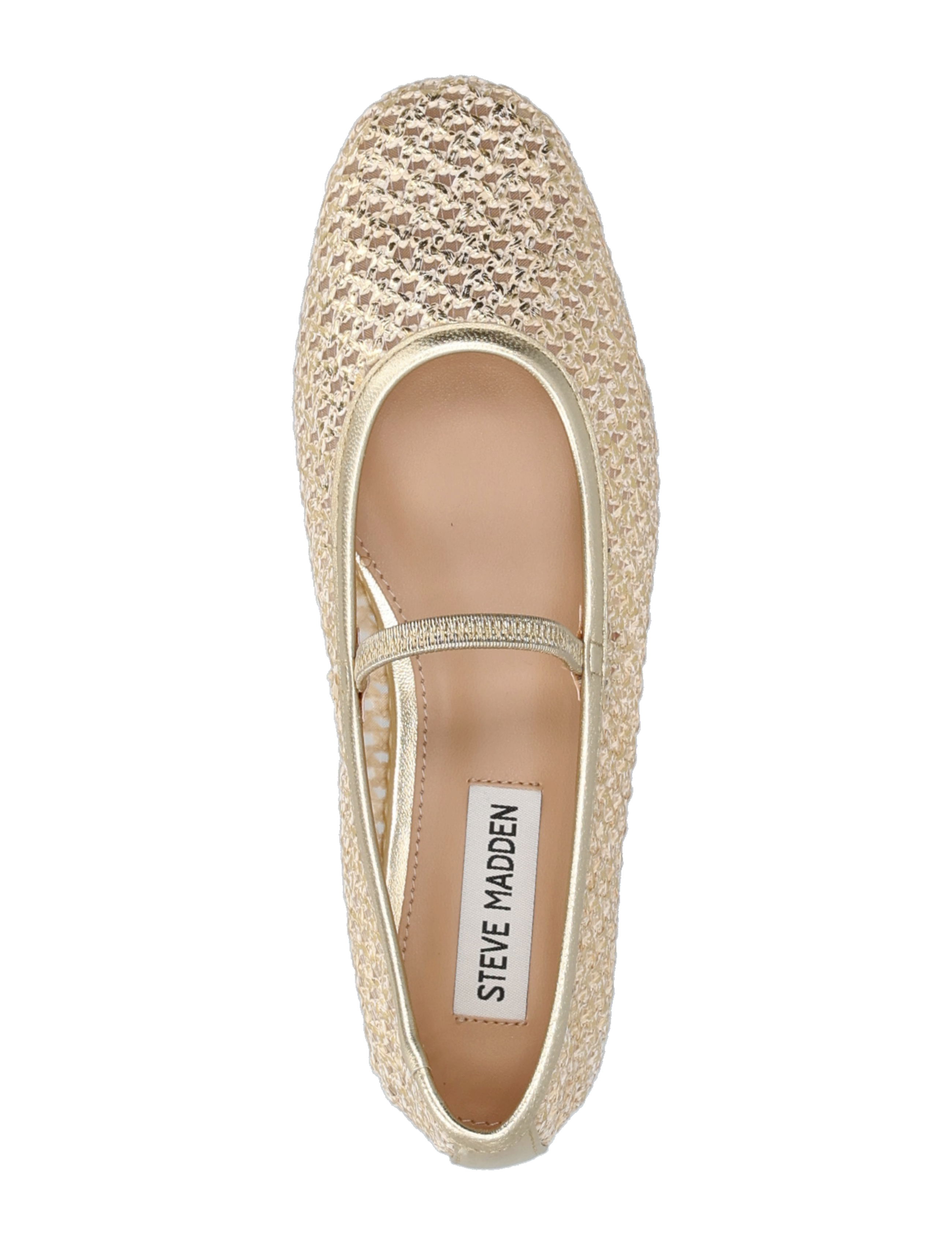 Steve Madden - Majorca Ballerina - naisten - gold raffia - 3