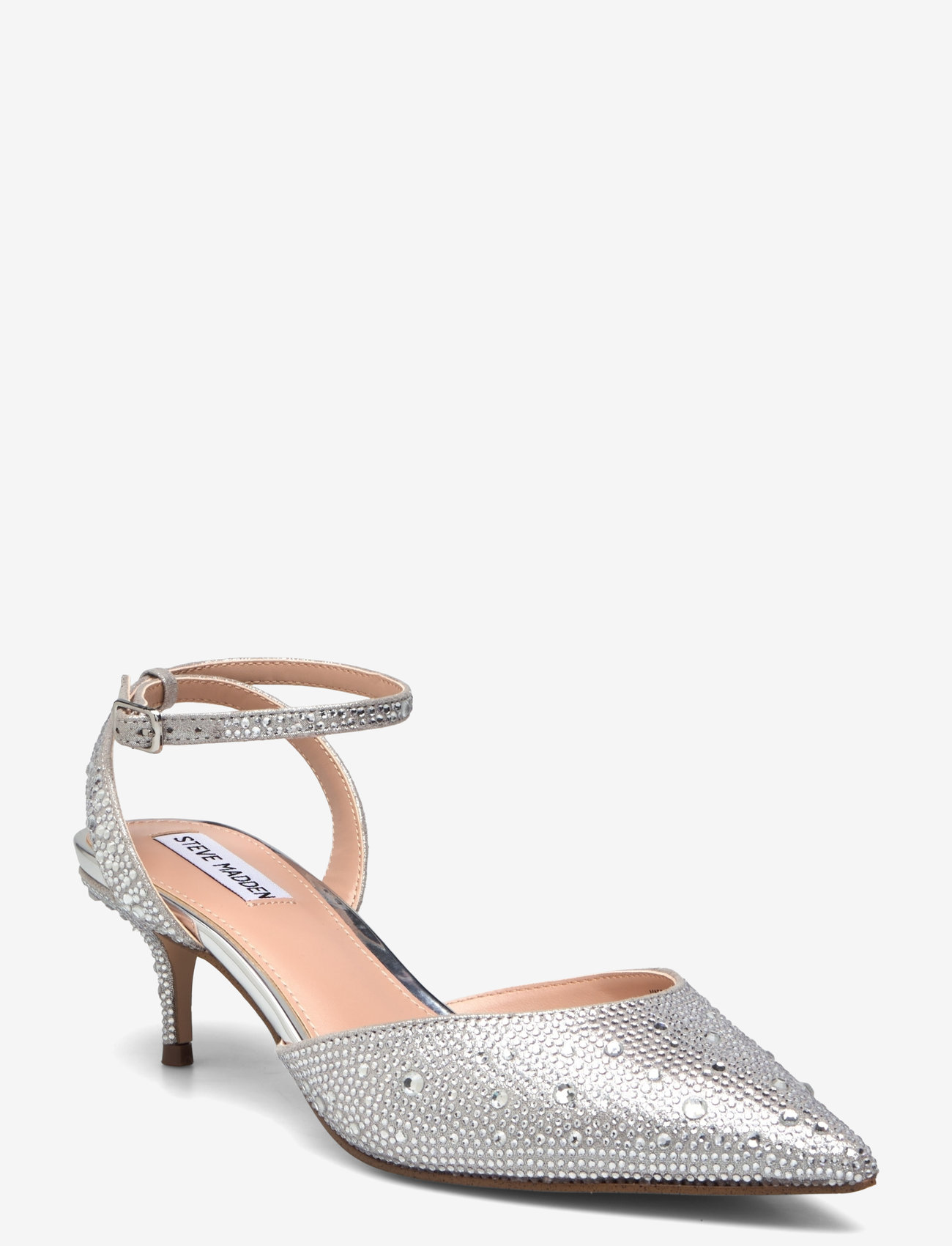 Steve Madden - Kittie-R Heeled Sandals - högklackade slingbacks - silver - 0