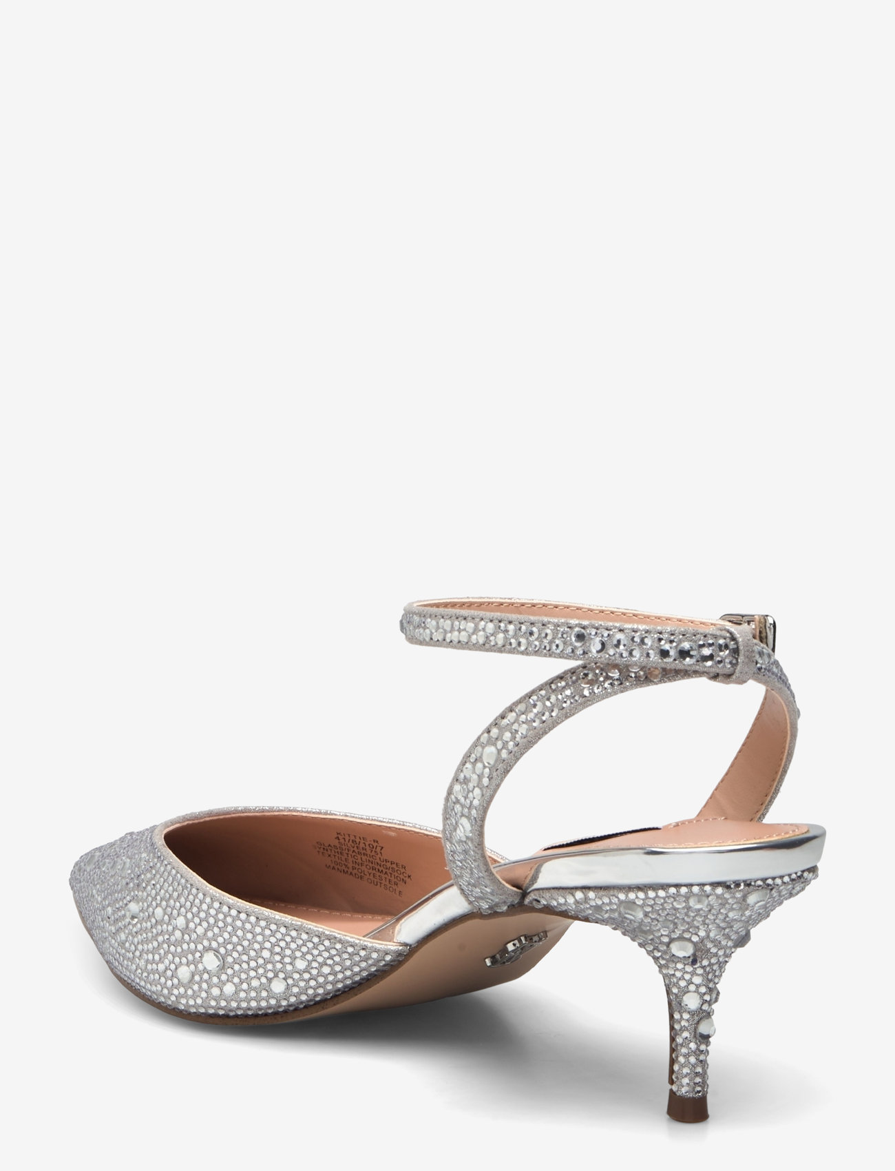 Steve Madden - Kittie-R Heeled Sandals - högklackade slingbacks - silver - 2